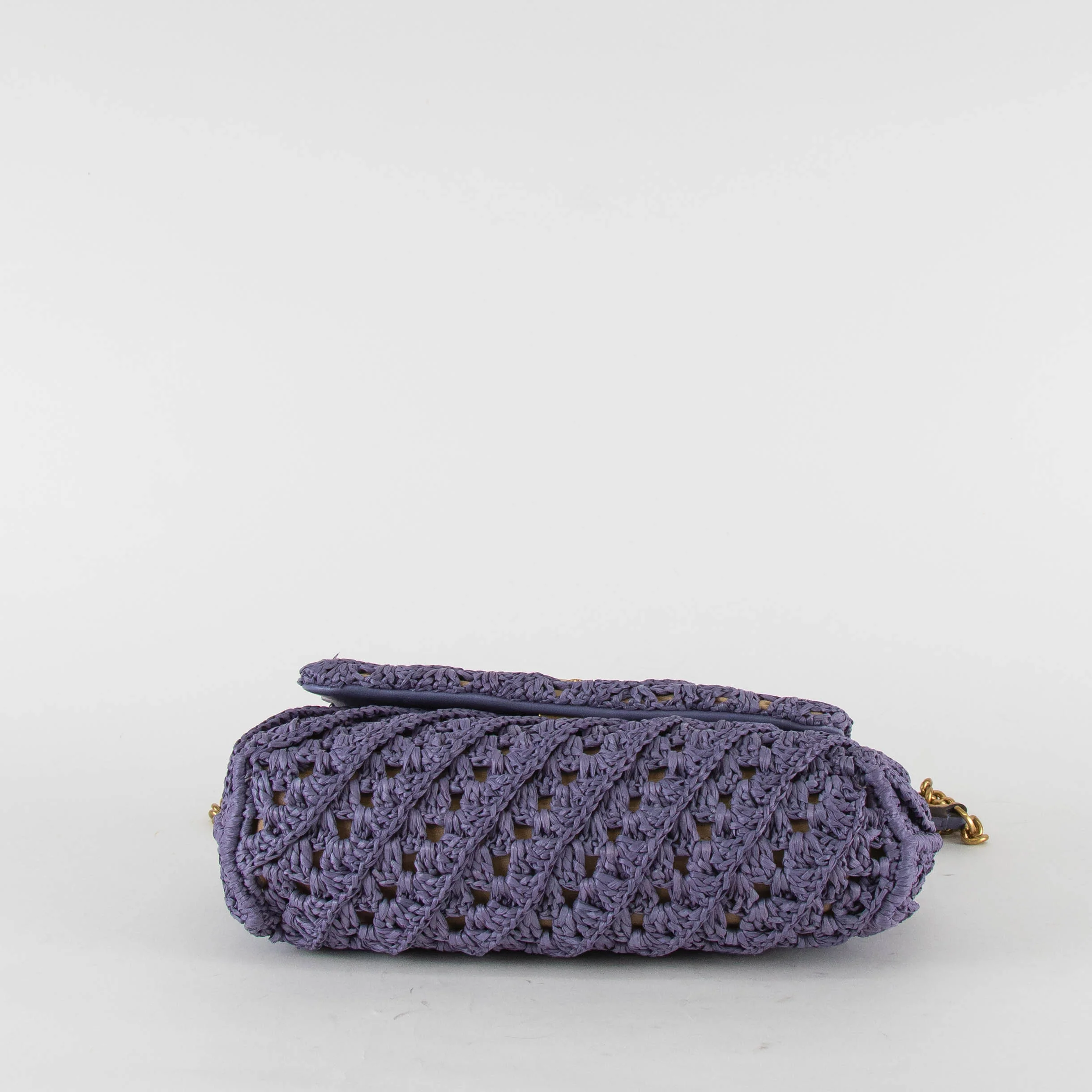 Tory Burch Grape Kira Crochet Convertable Shoulder Bag - Image 6