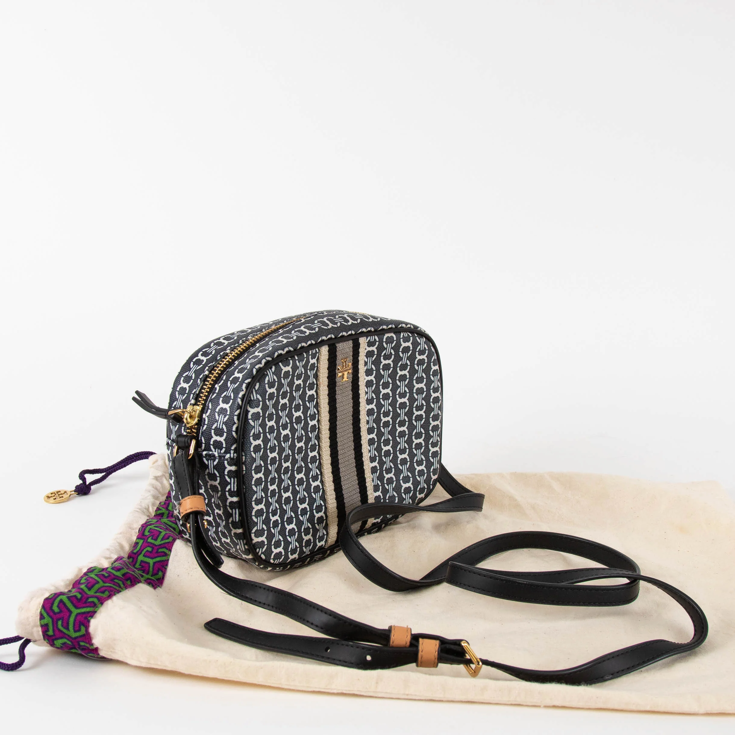 Tory Burch Link Pattern Gemini Crossbody Bag - Image 6