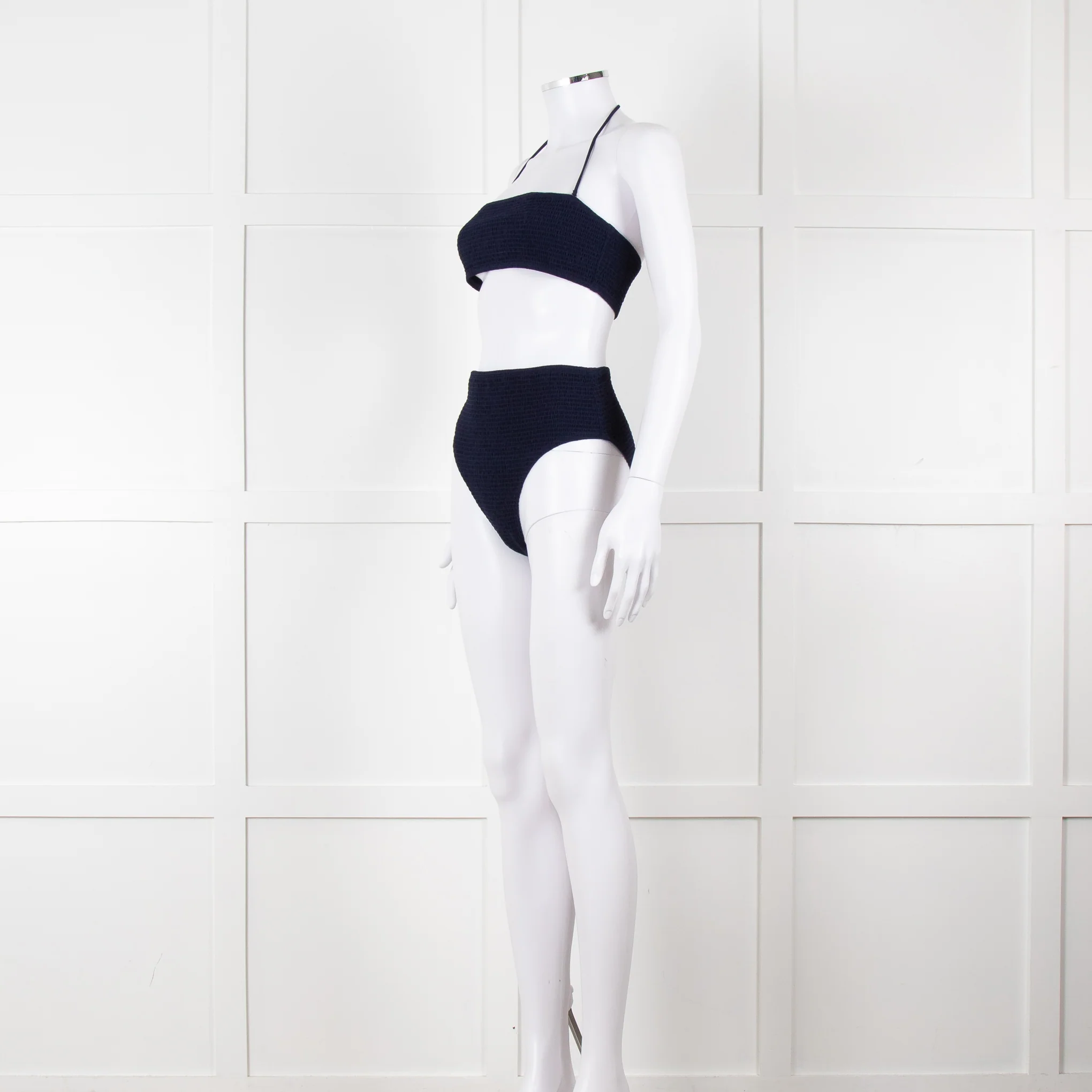 Tory Burch Navy Ruched Bikini Set - Image 8