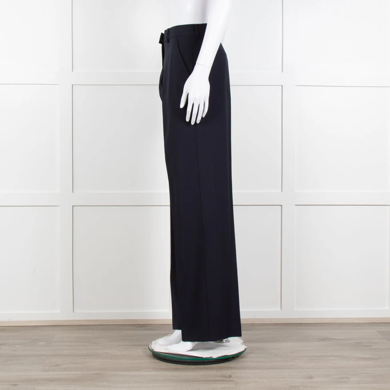Tory Burch Navy Tailored Trousers - Image 3
