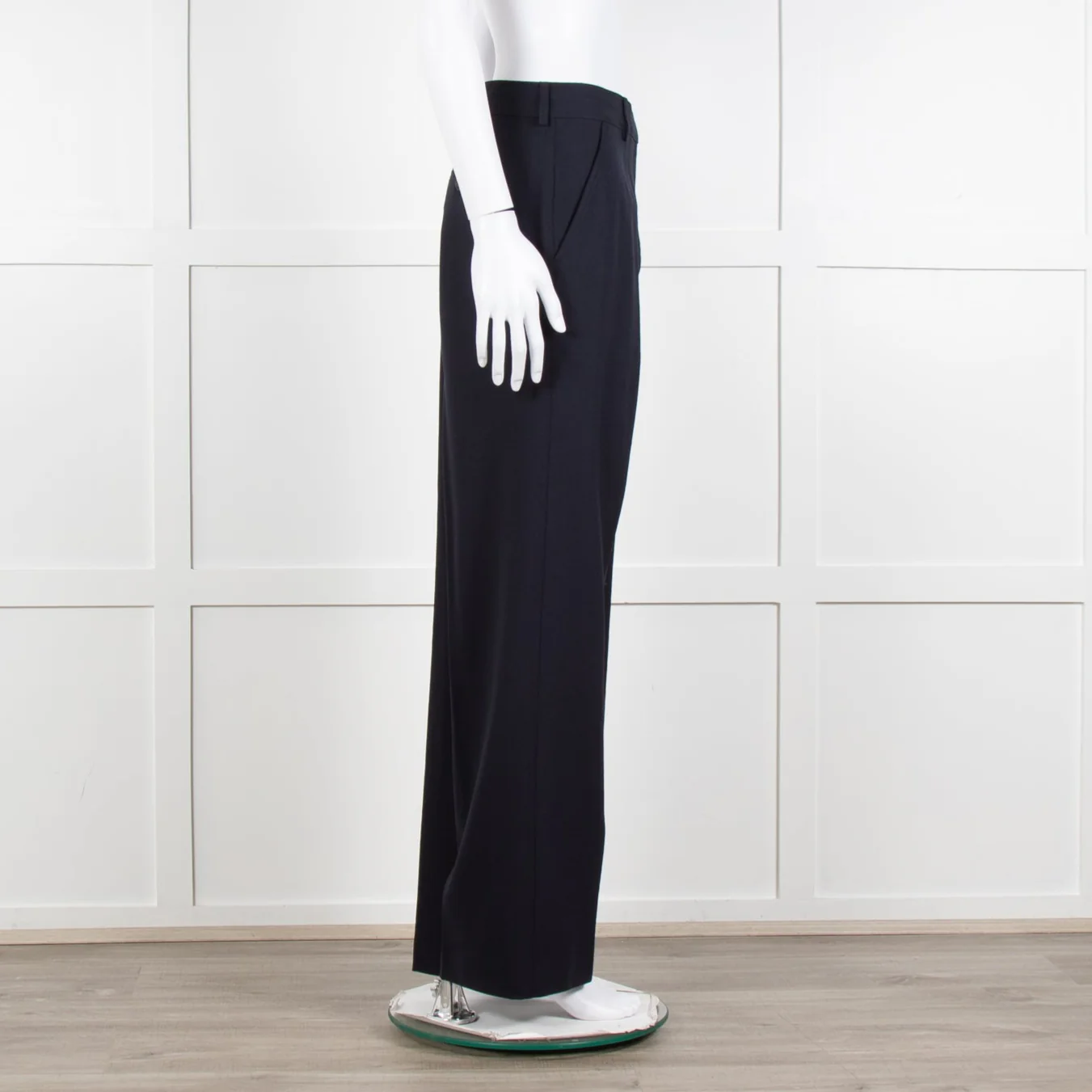 Tory Burch Navy Tailored Trousers - Image 7