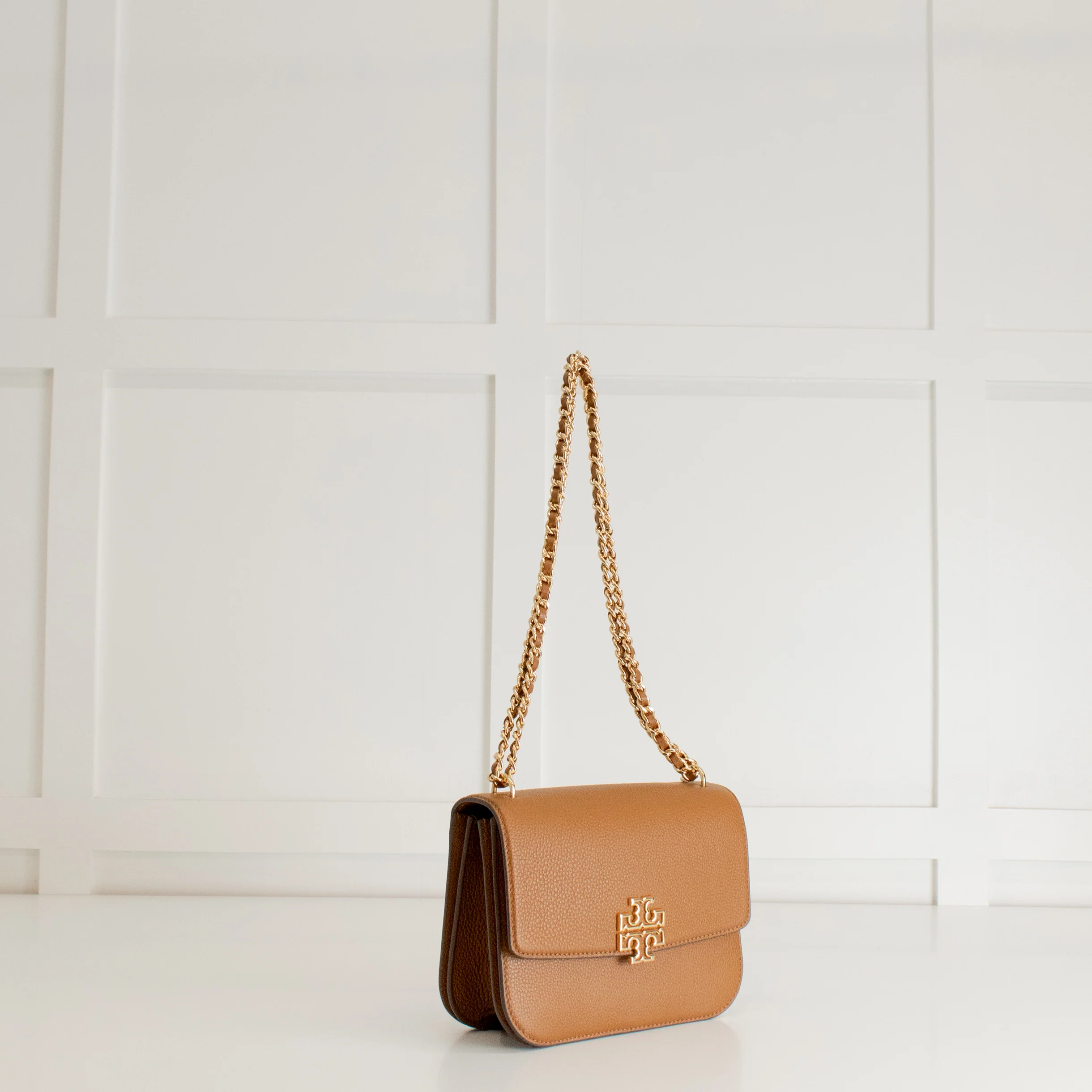 Tory Burch Moose Brown Britten Small Adjustable Strap Bag - Image 2