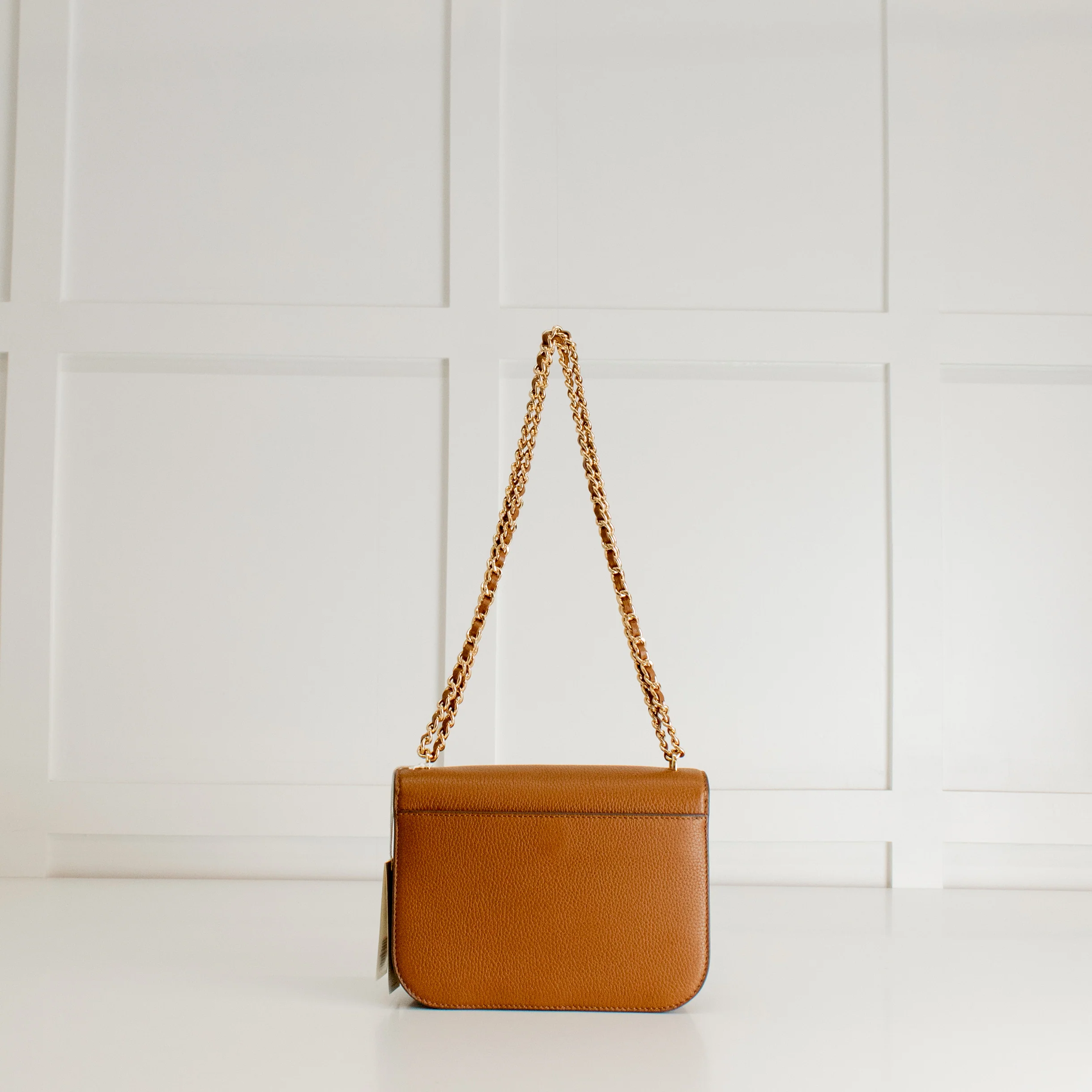 Tory Burch Moose Brown Britten Small Adjustable Strap Bag - Image 4
