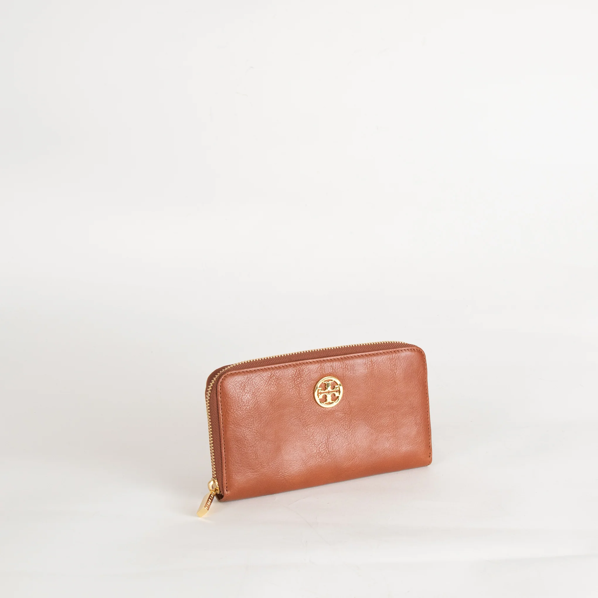 Tory Burch Tan Zip Around Wallet - Image 2