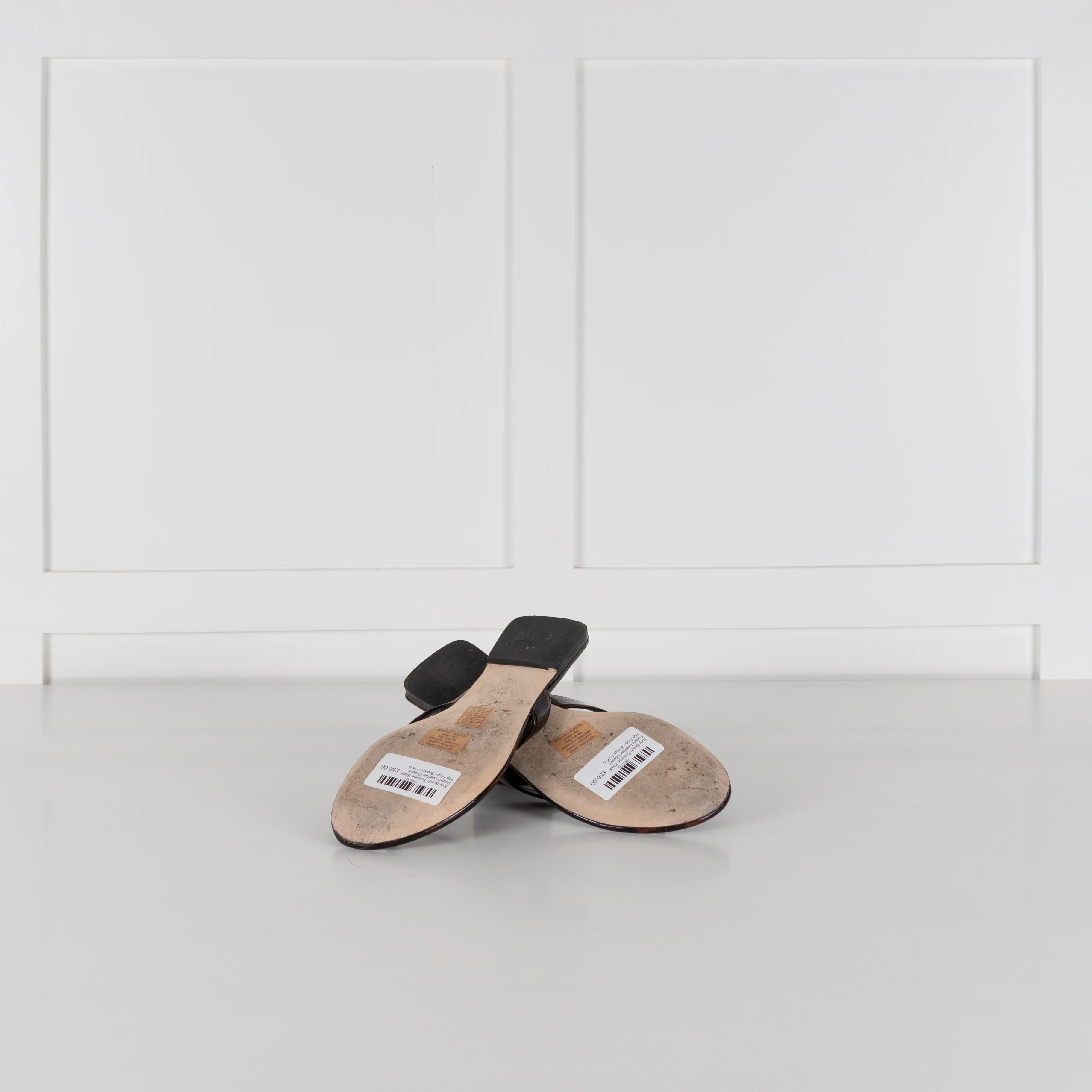 Tory Burch Tortoise Shell Patent Leather Classic Flip Flop - Image 9