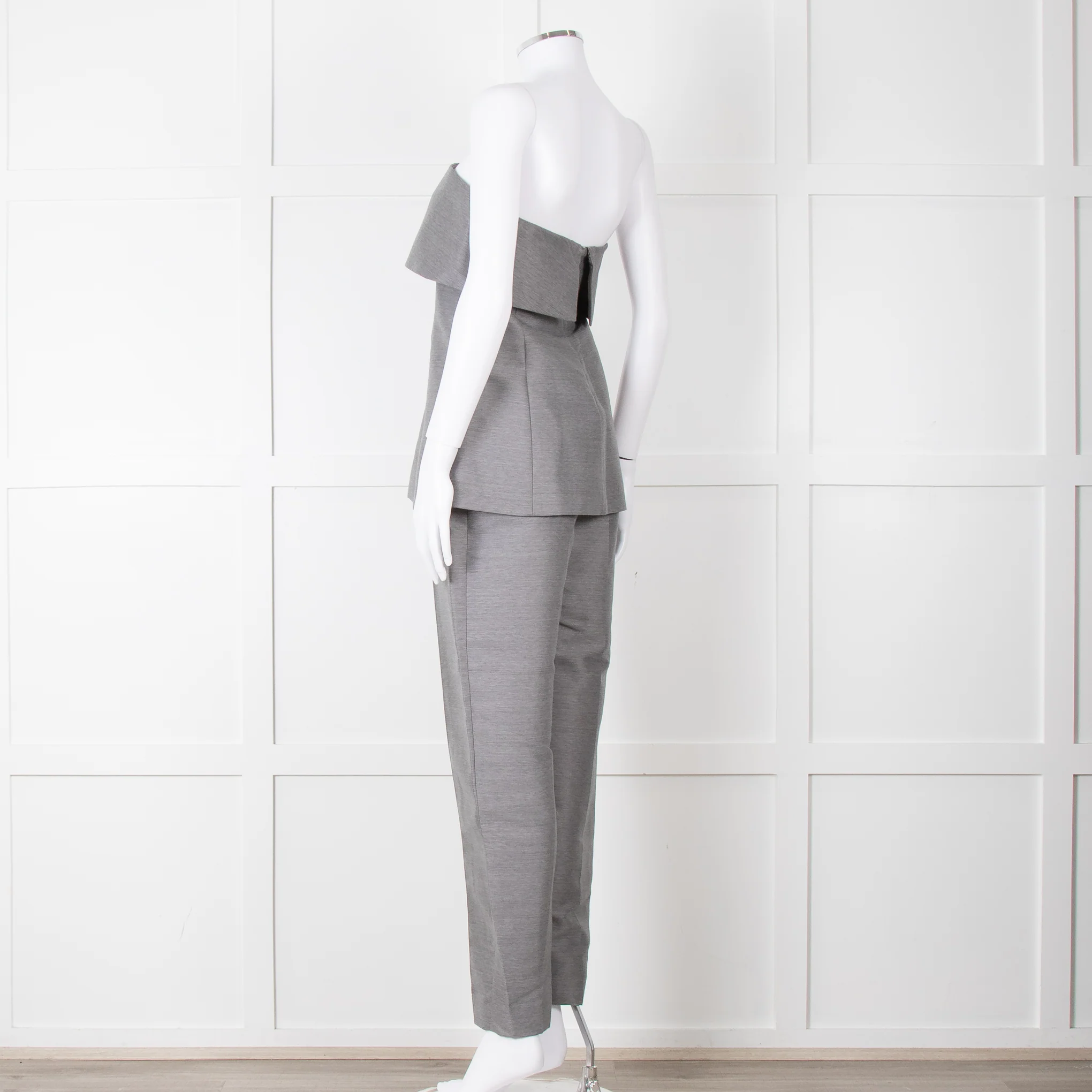 Toteme Grey Tailored Trousers - Image 12