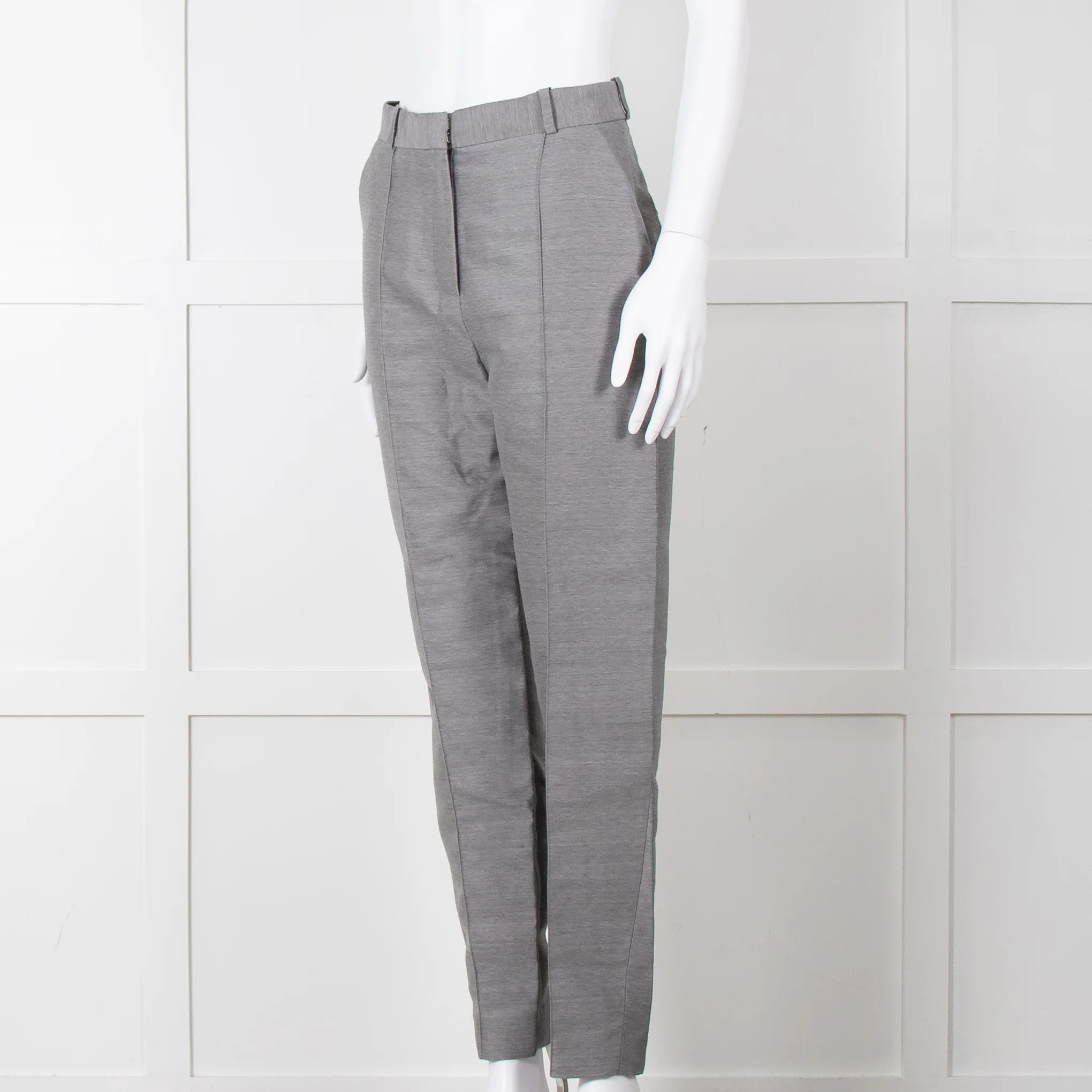 Toteme Grey Tailored Trousers - Image 3