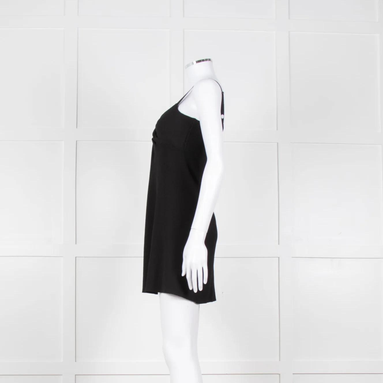 Twinset Black Knit Knot Front Open Sleeveless Top - Image 8