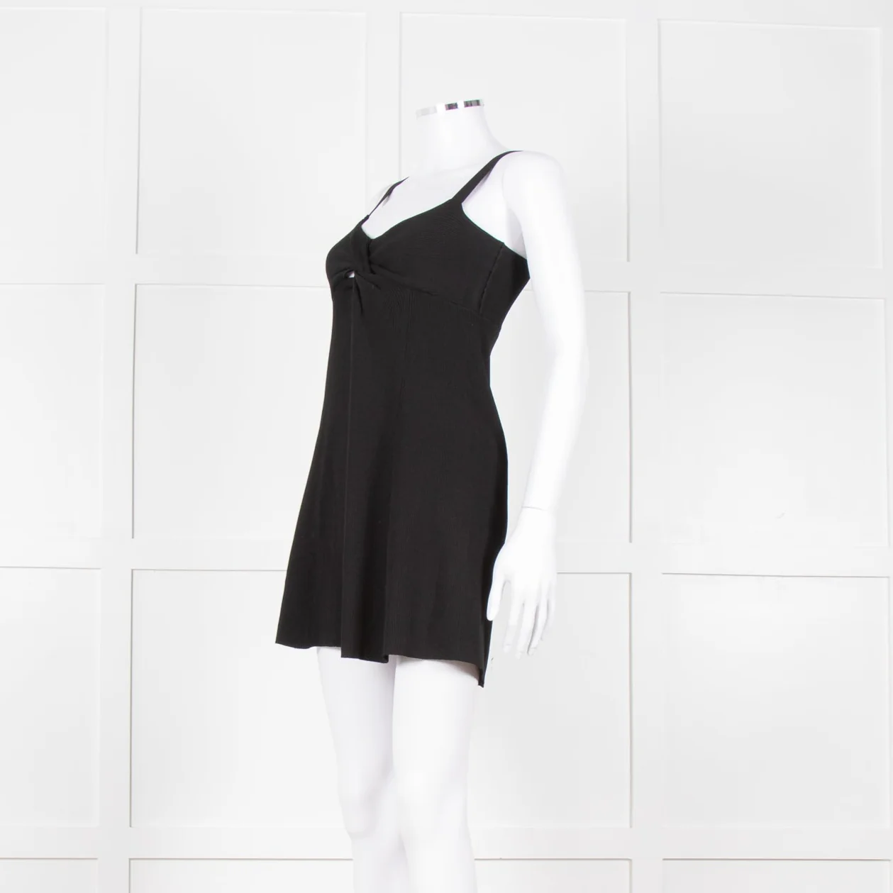 Twinset Black Knit Knot Front Open Sleeveless Top - Image 9