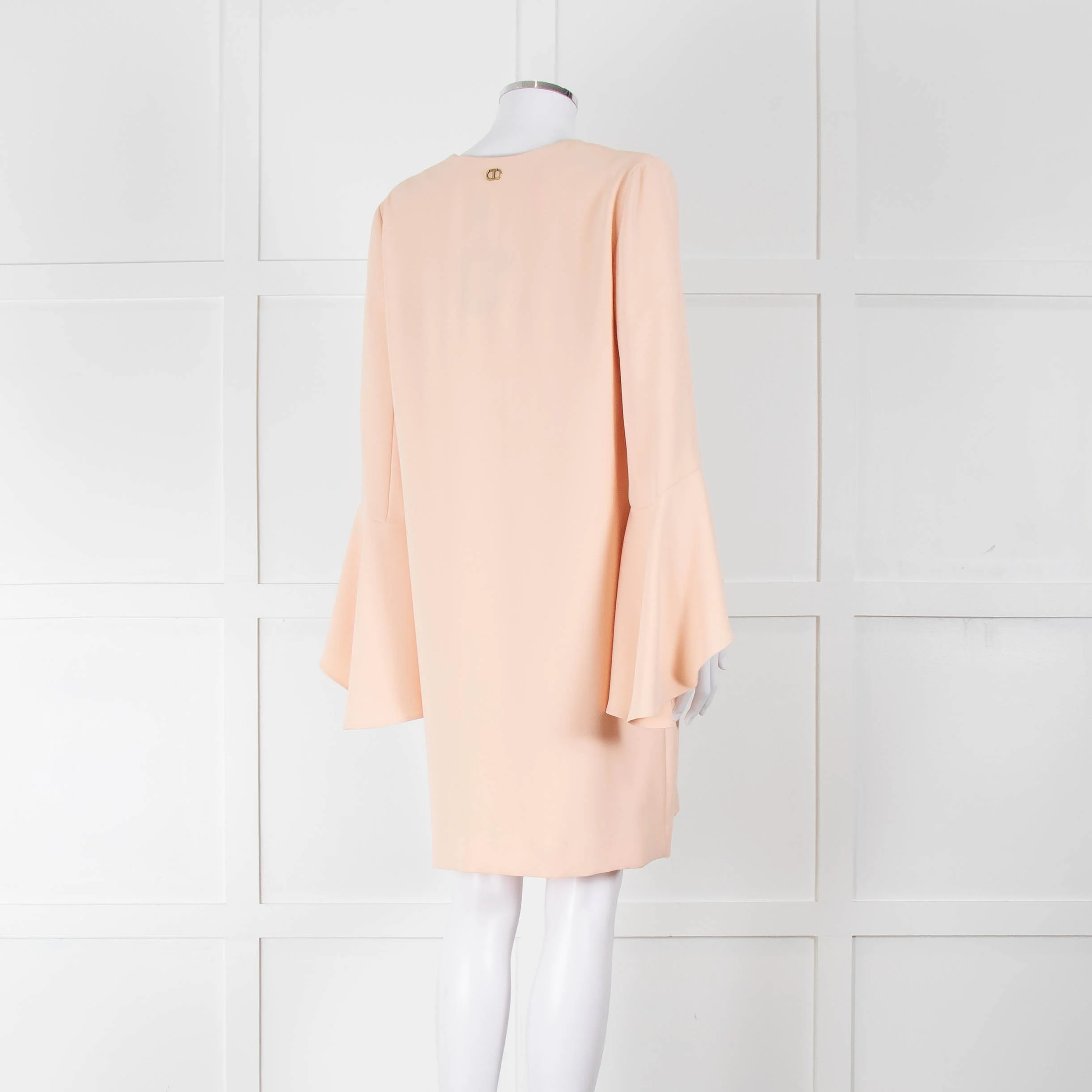 Twinset Peach Dress With Chain Neck - Image 4