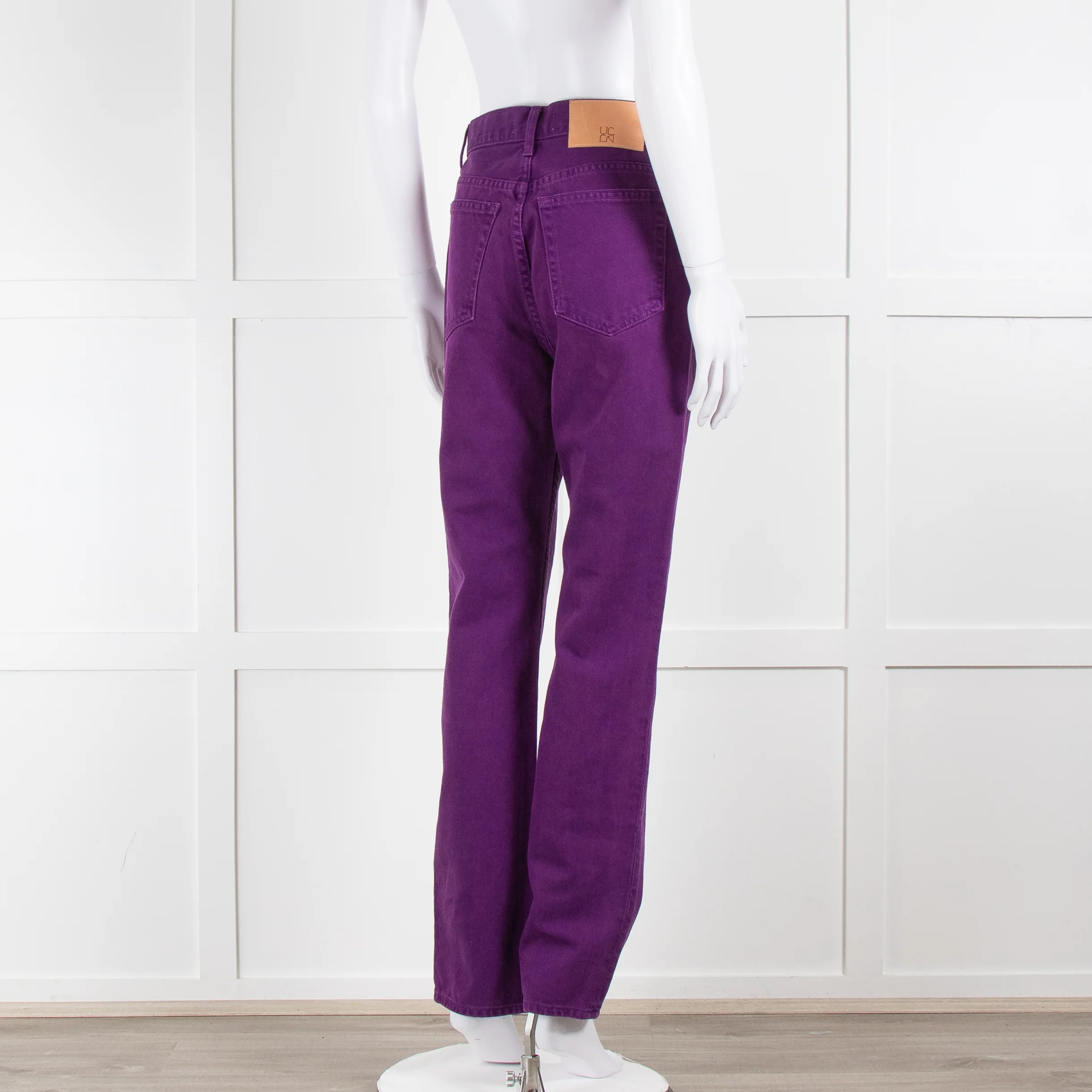 Ulla Johnson Purple Denim Jeans - Image 4