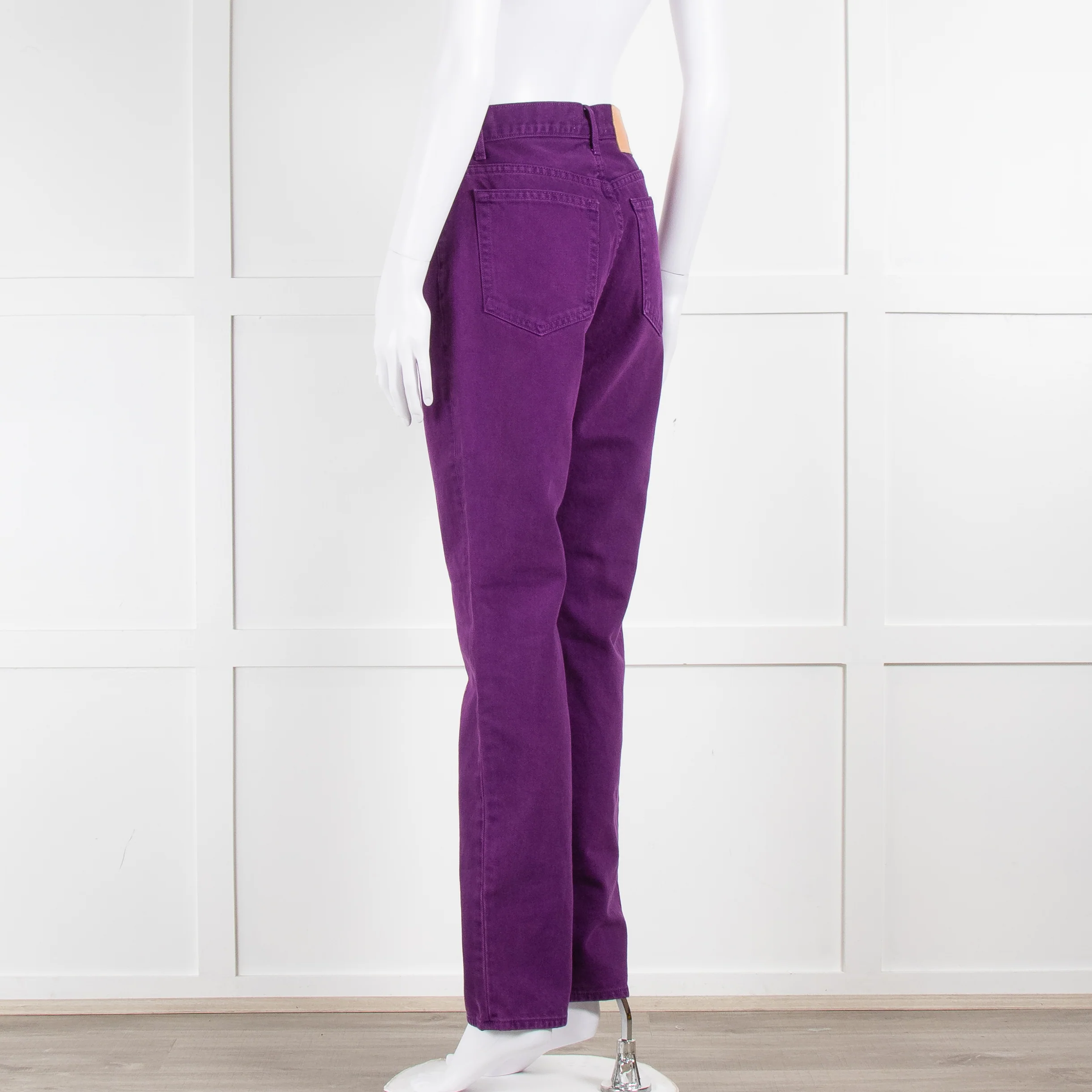 Ulla Johnson Purple Denim Jeans - Image 6