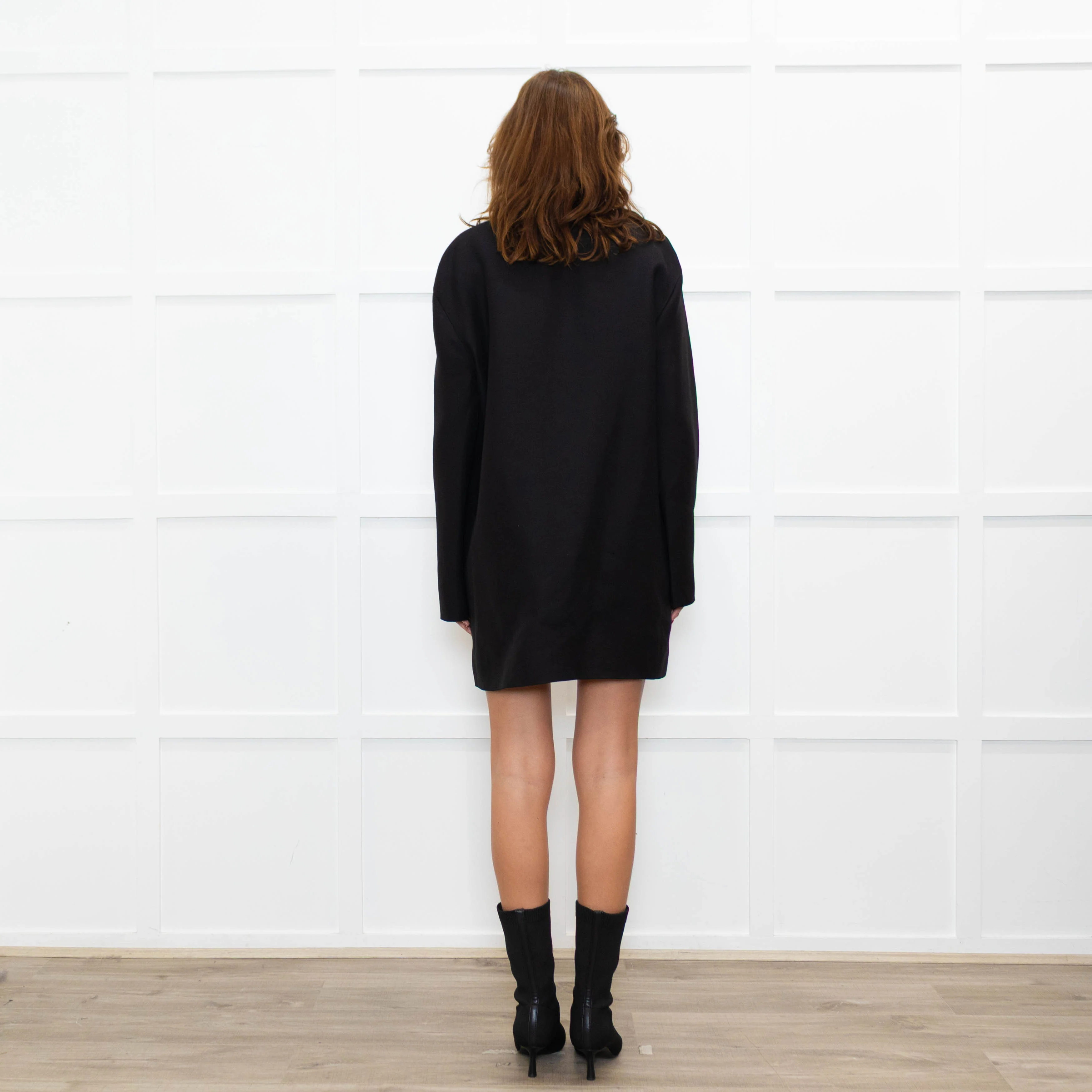 Valentino Black Silver Sequin Embellished Tunic - Image 5