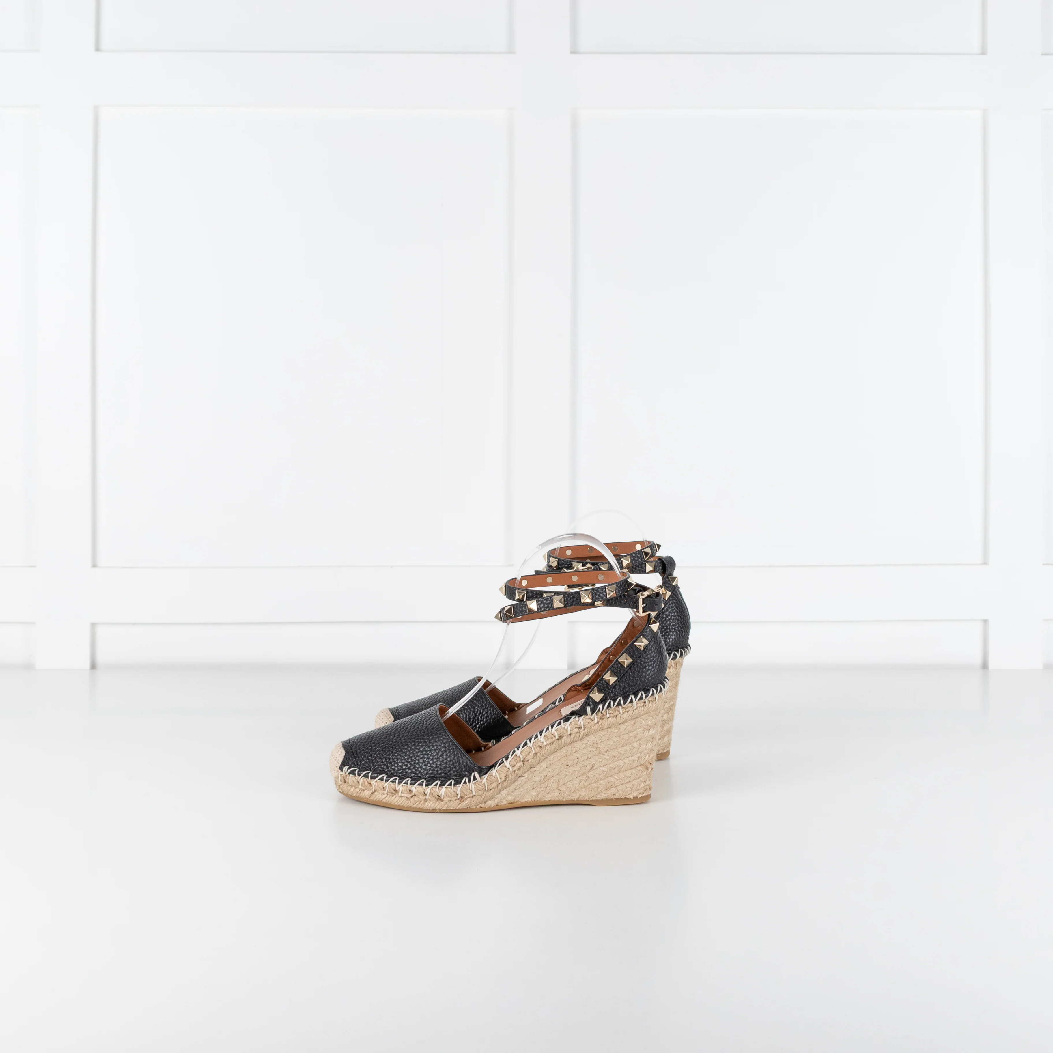Valentino Garavani Rockstud  Black Espadrilles - Image 4