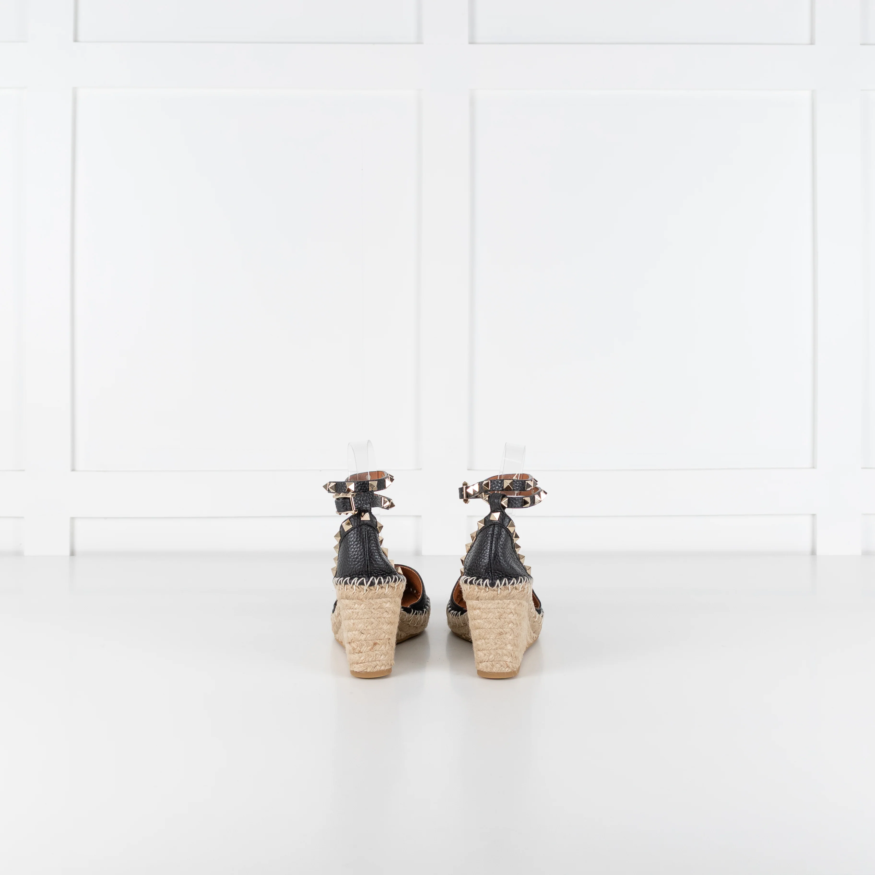 Valentino Garavani Rockstud  Black Espadrilles - Image 5