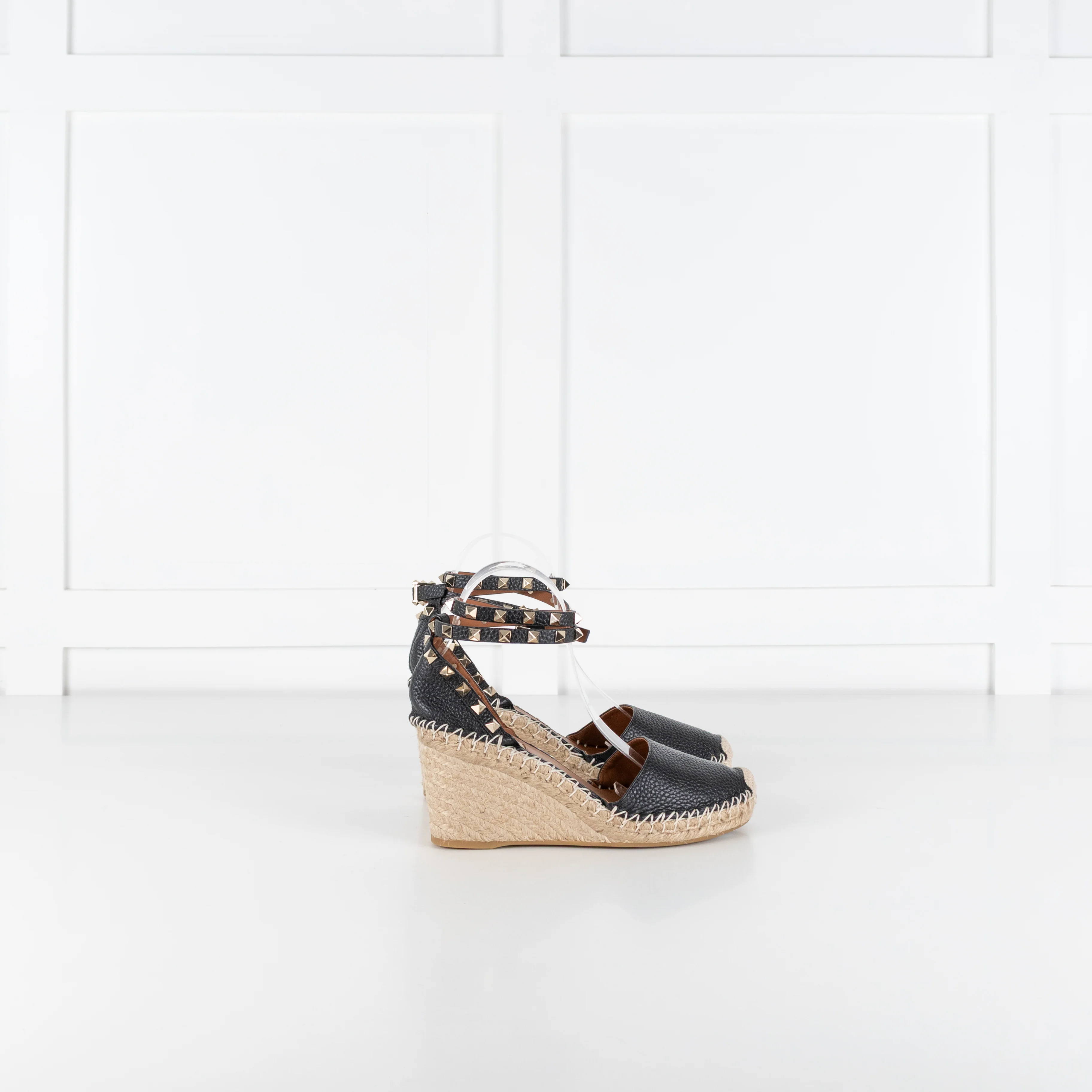 Valentino Garavani Rockstud  Black Espadrilles - Image 6