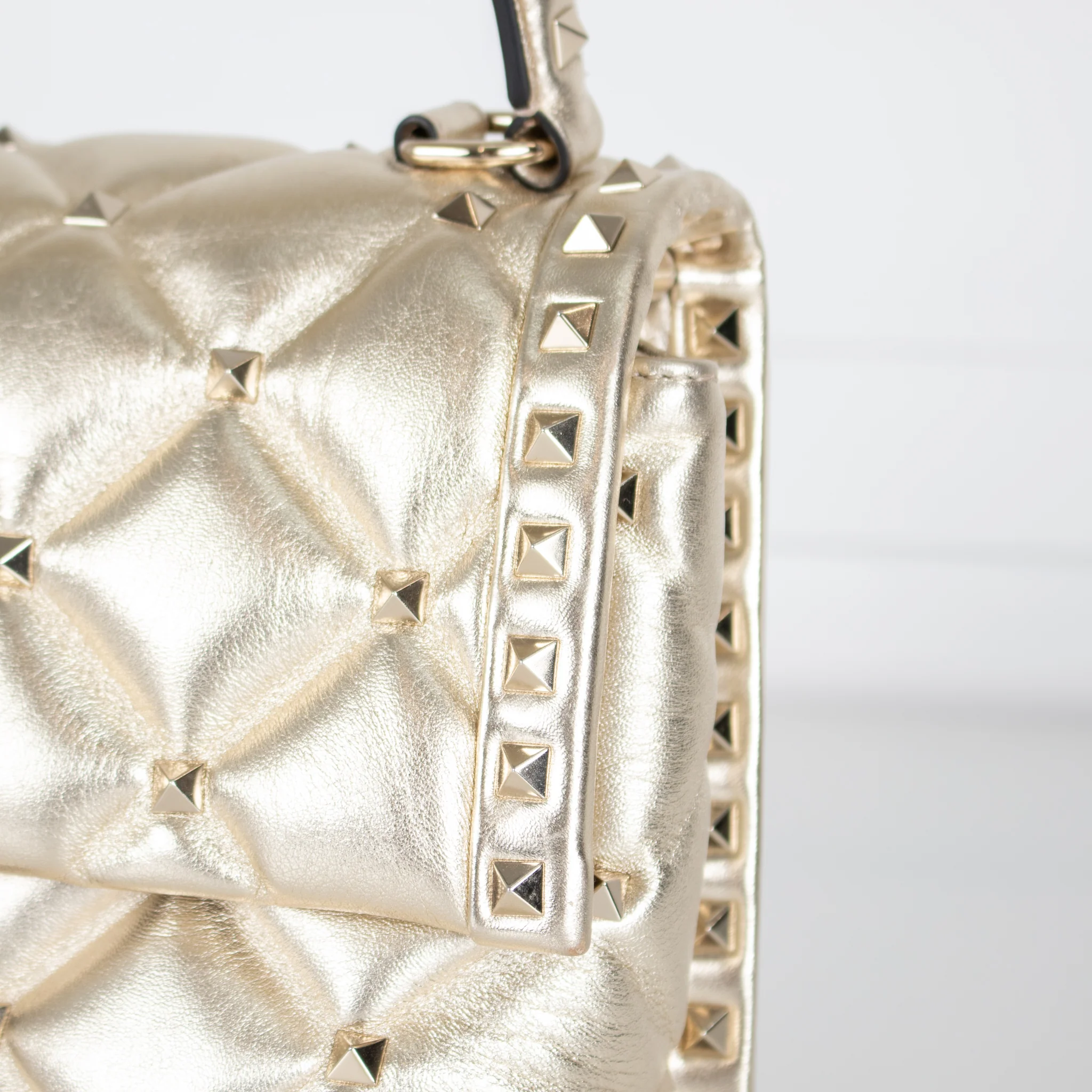 Valentino Gold Candystud Bag - Image 9