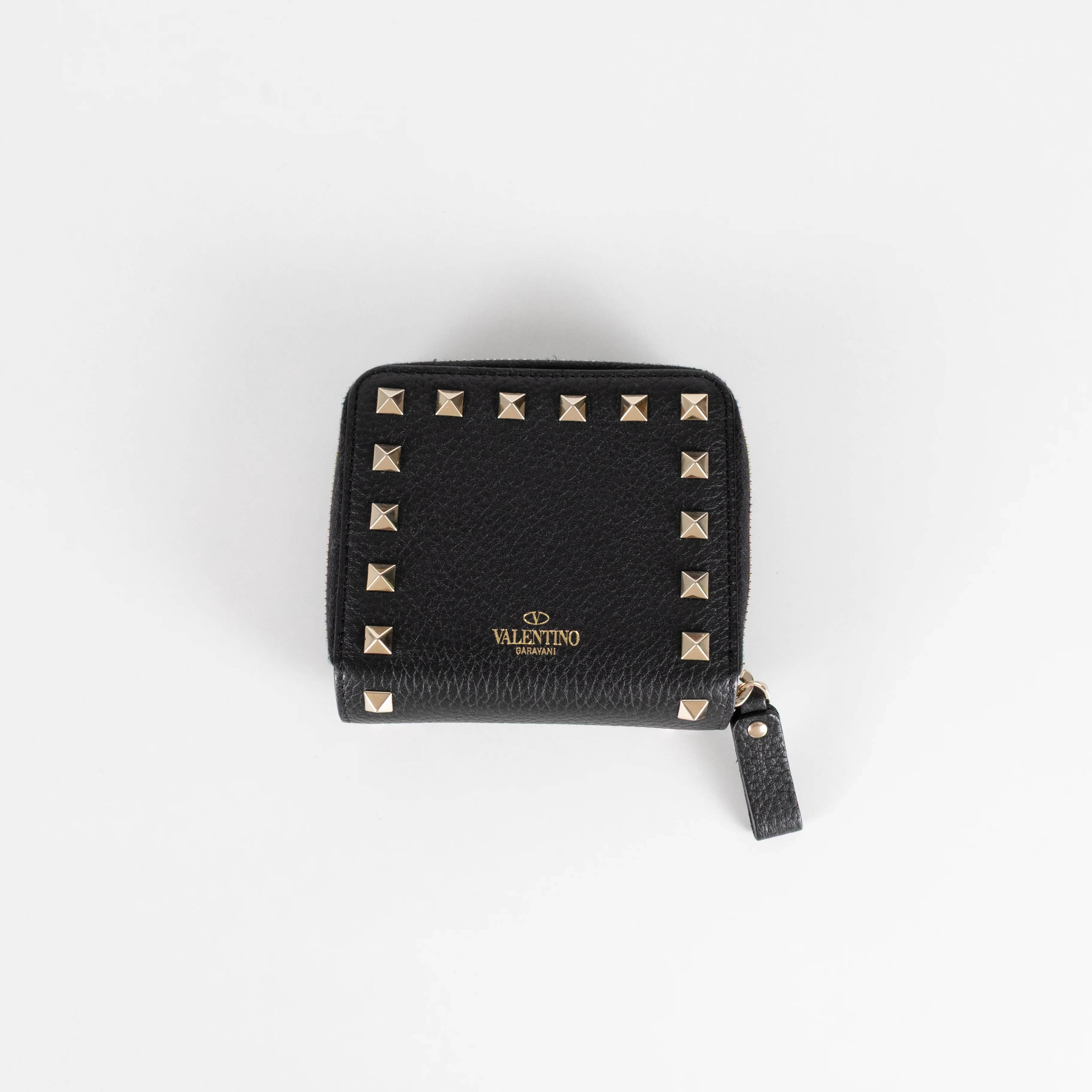 Valentino Grained Rockstud Zip Purse - Image 7