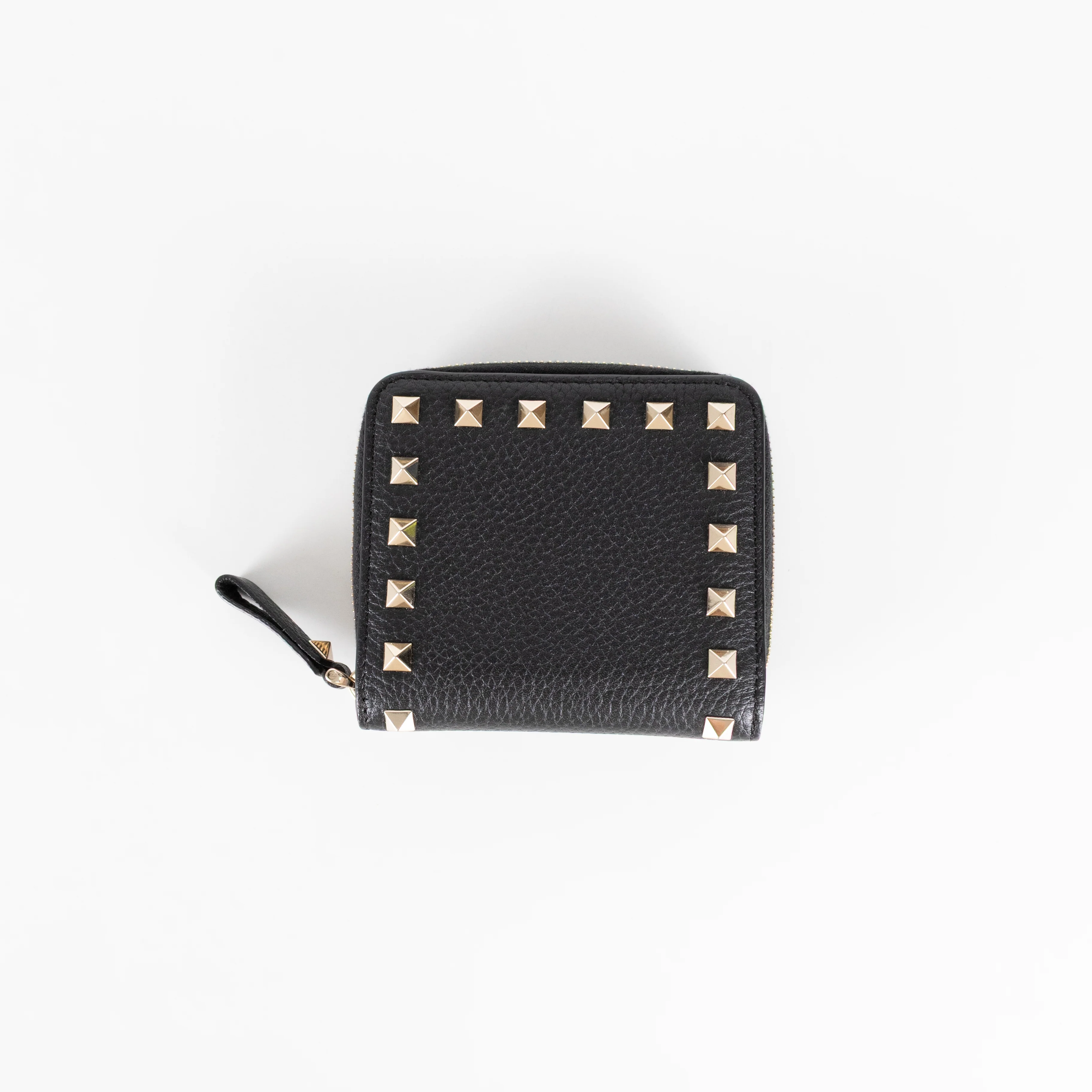 Valentino Grained Rockstud Zip Purse - Image 8