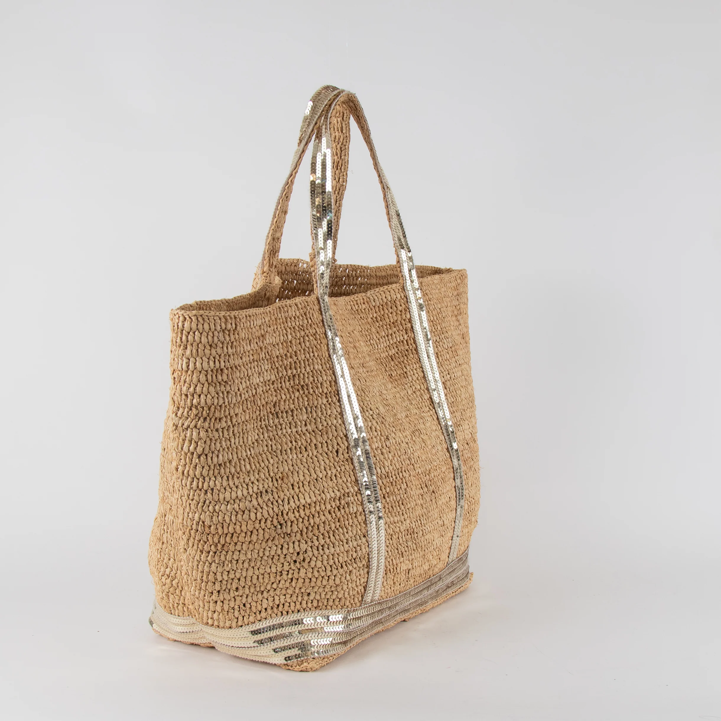 Vanessa Bruno Sequin Raffia Le Cabas Tote - Image 2