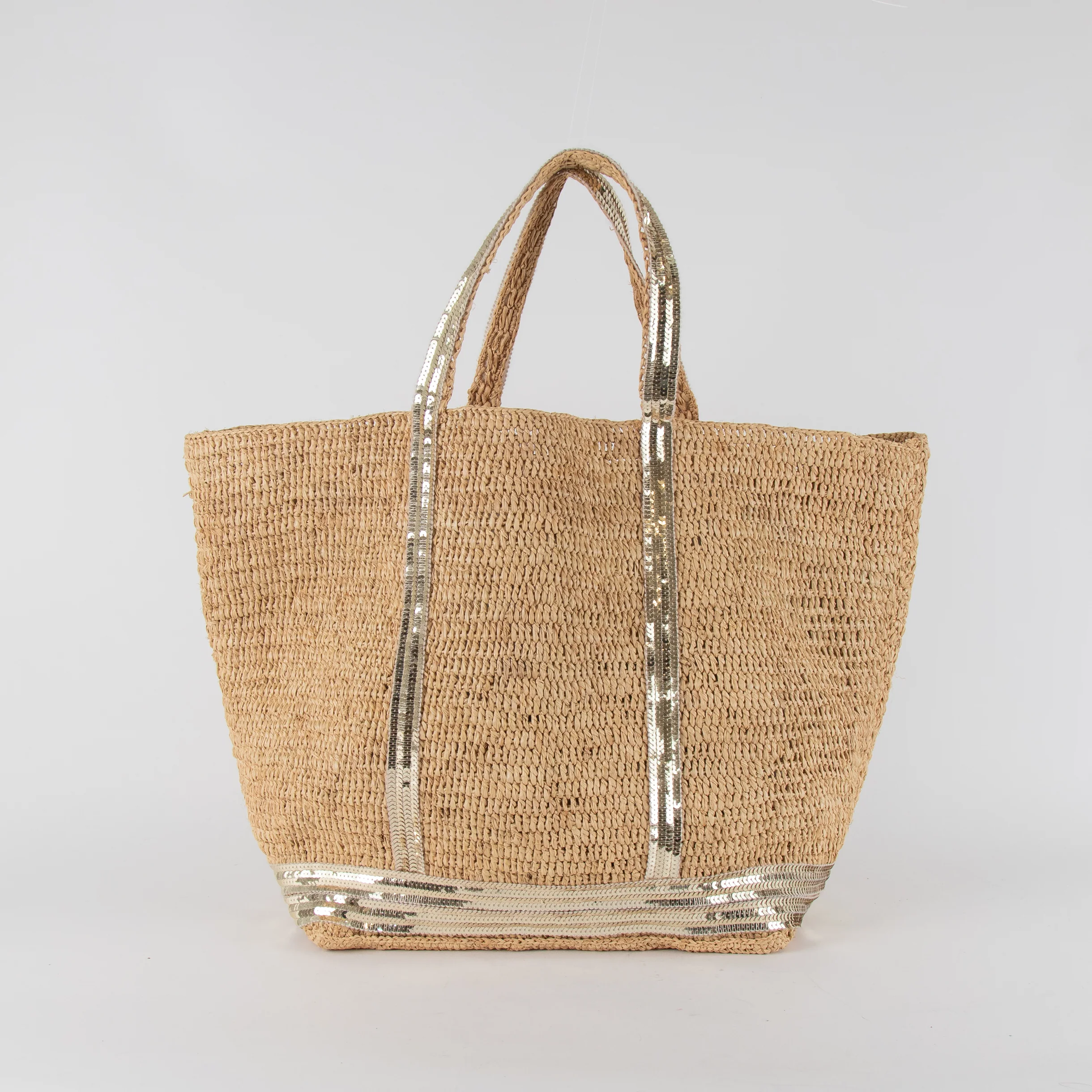Vanessa Bruno Sequin Raffia Le Cabas Tote - Image 4