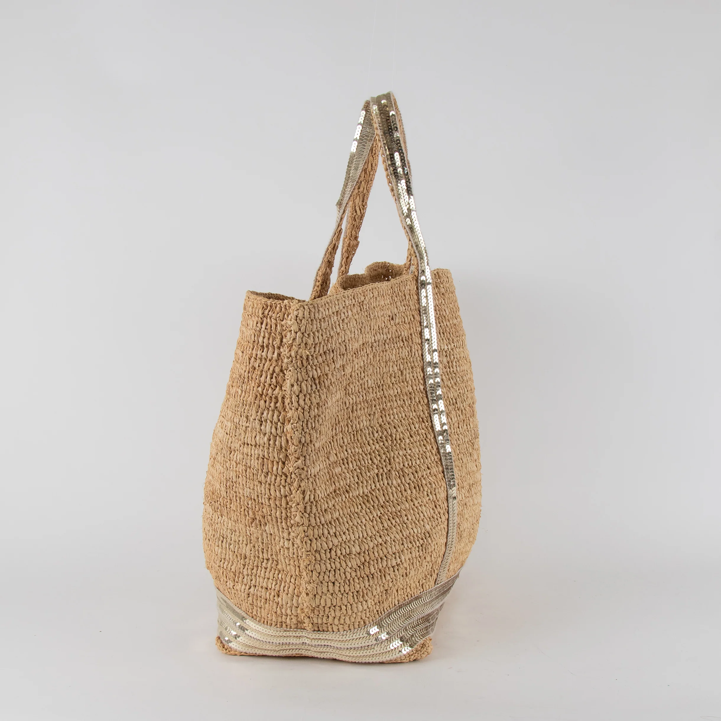 Vanessa Bruno Sequin Raffia Le Cabas Tote - Image 5