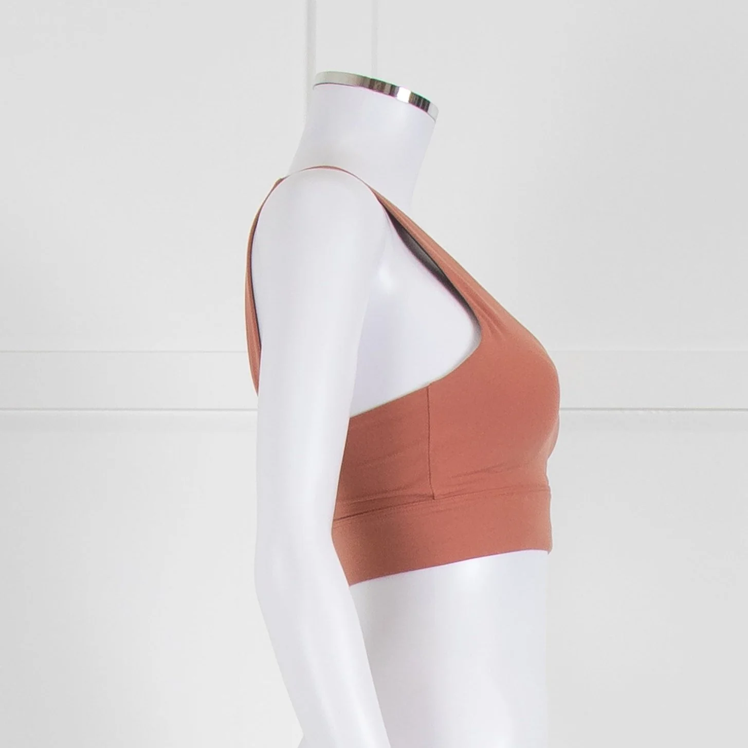 Varley Always Edwards Sports Bra in Terracotta - Image 3