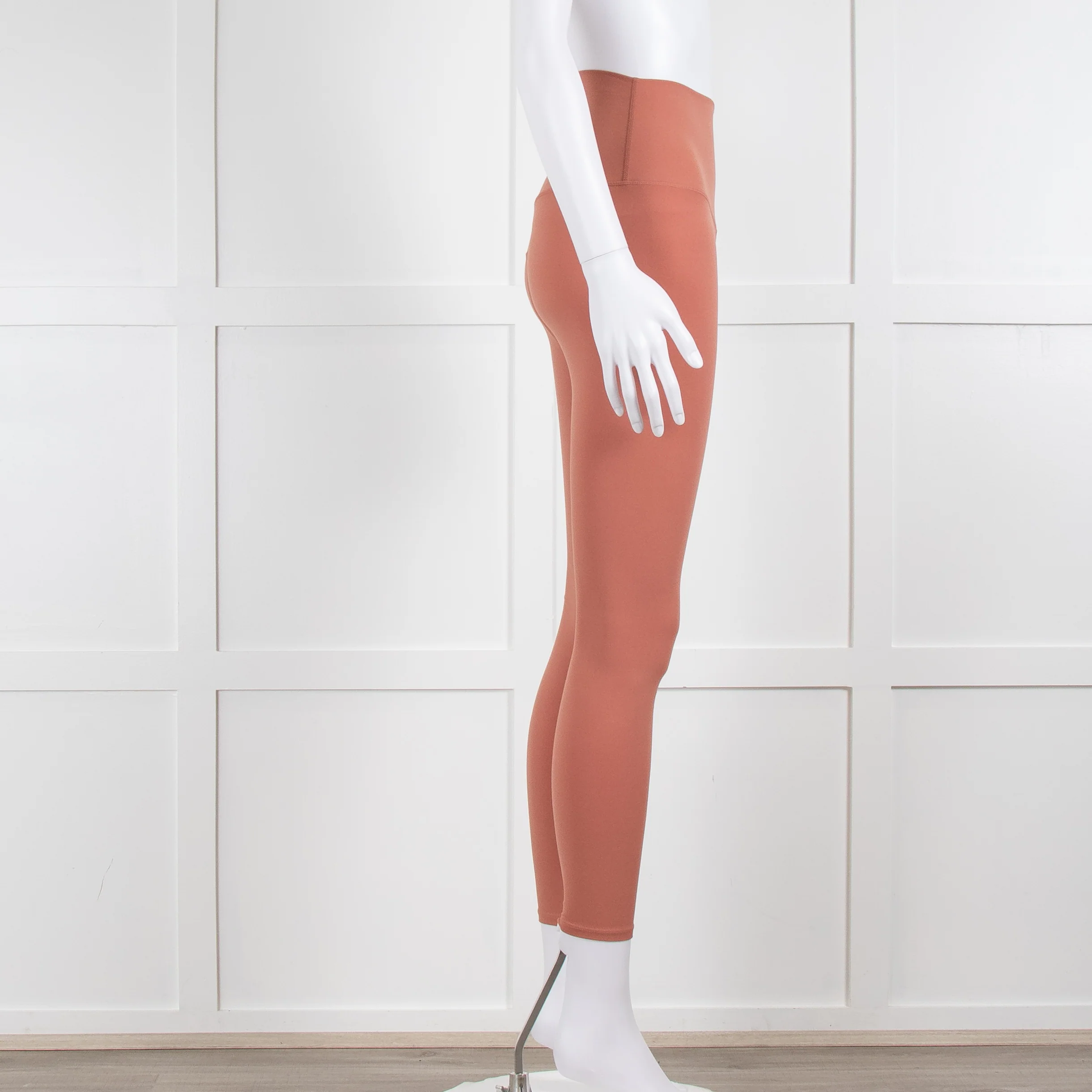 Varley Always Super High Leggings in Terracotta - Image 3