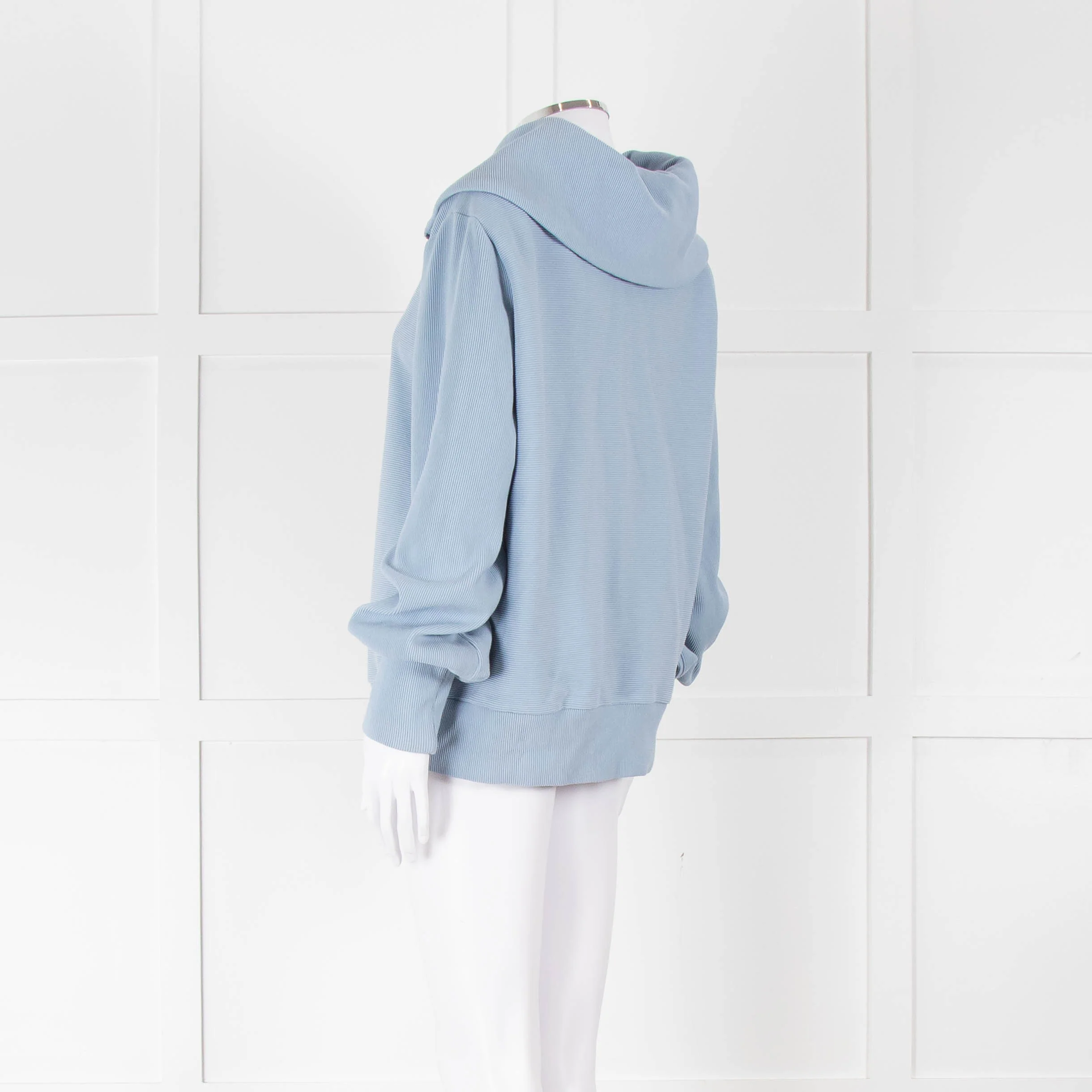Varley Pale Blue Quarter Zip High Collar Top - Image 6