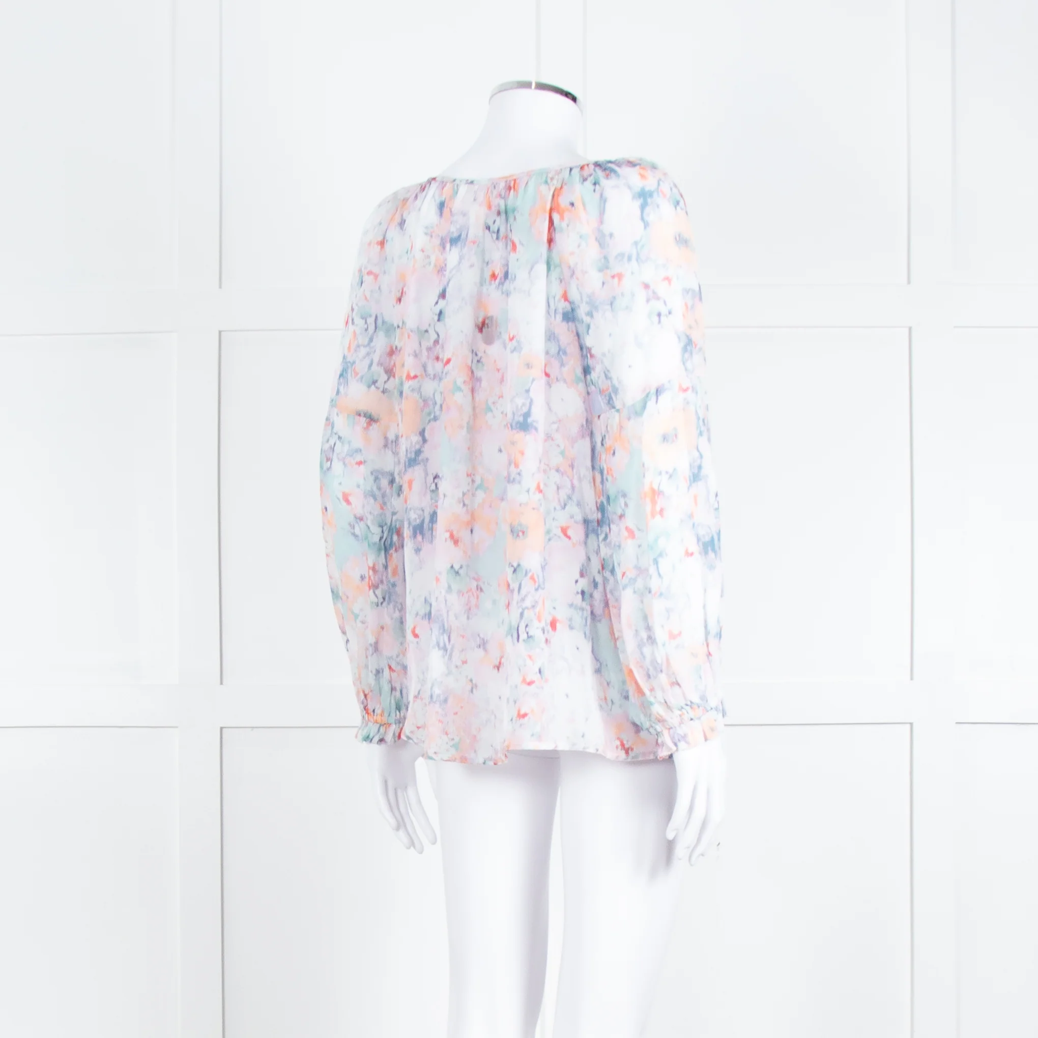 Velvet By Graham & Spencer Dusty Pink Grey Long Sleeve Top - Image 4