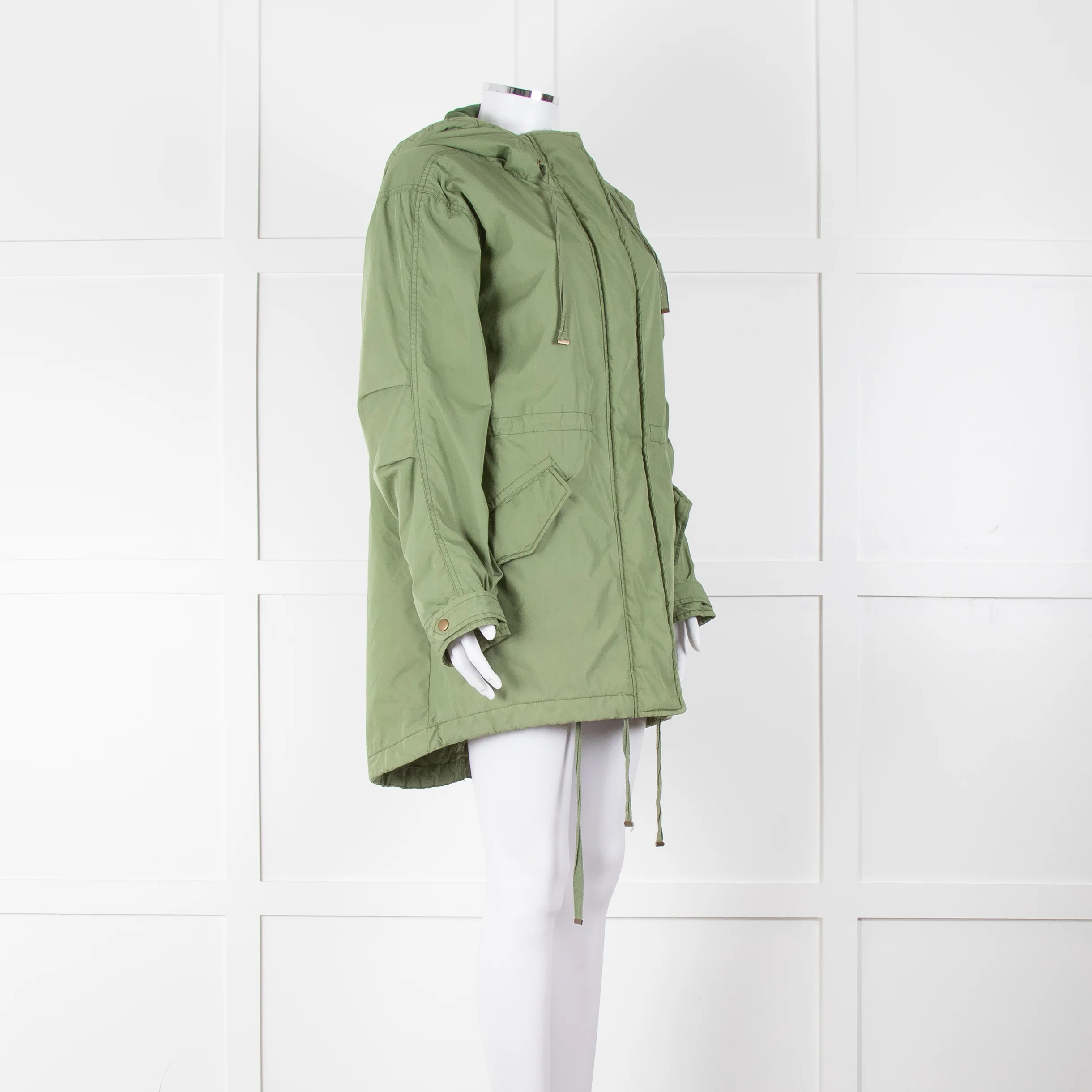 Velvet by Graham & Spencer Green Short Parka - Image 2