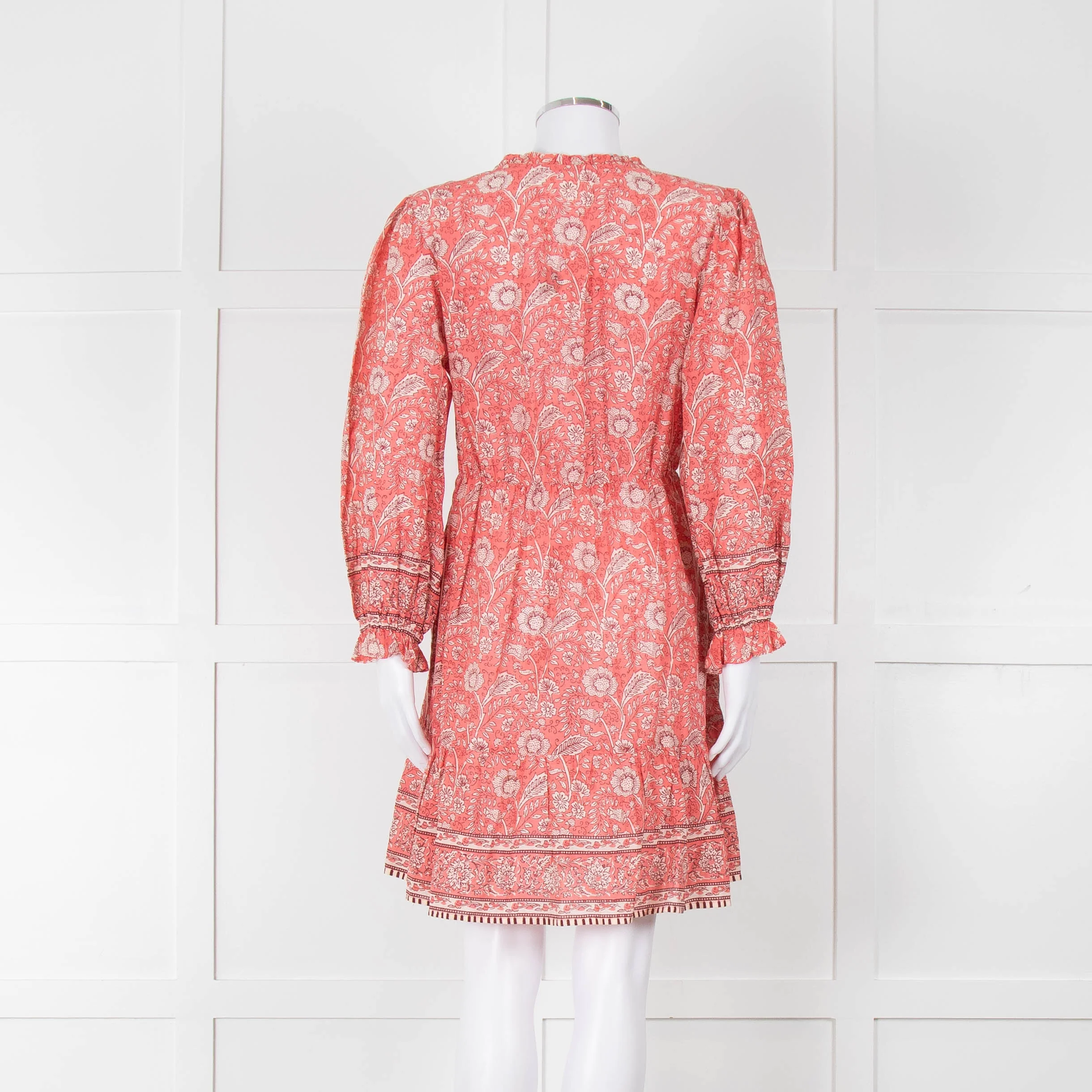 Velvet By Graham & Spencer Pink Floral Cotton Dress - Image 5