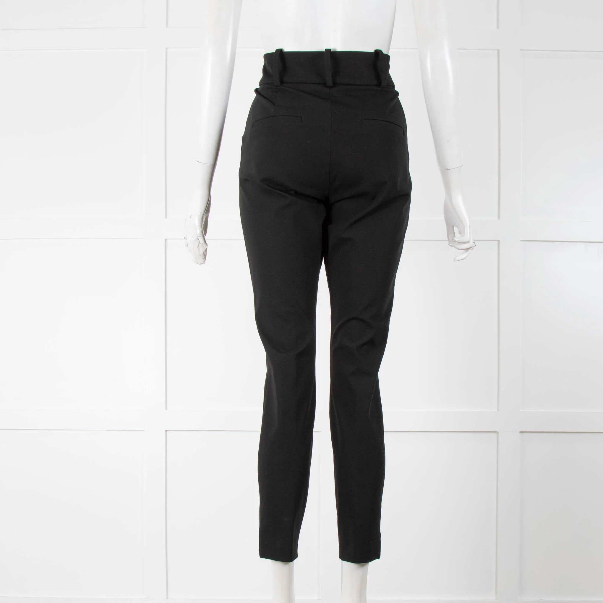 Veronica Beard Black Stretch Suiting Trousers - Image 3