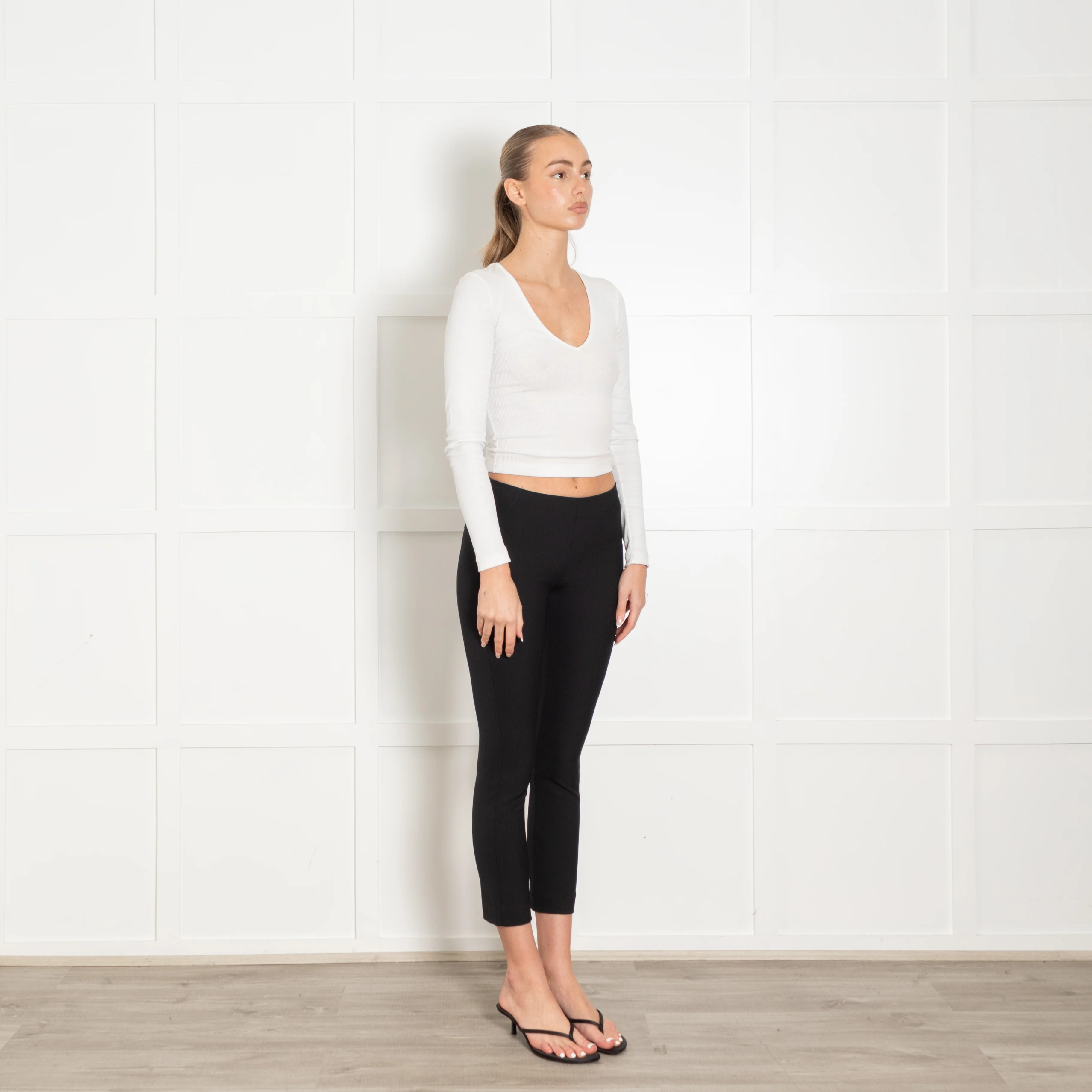 Veronica Beard Black Stretch Trousers - Image 7