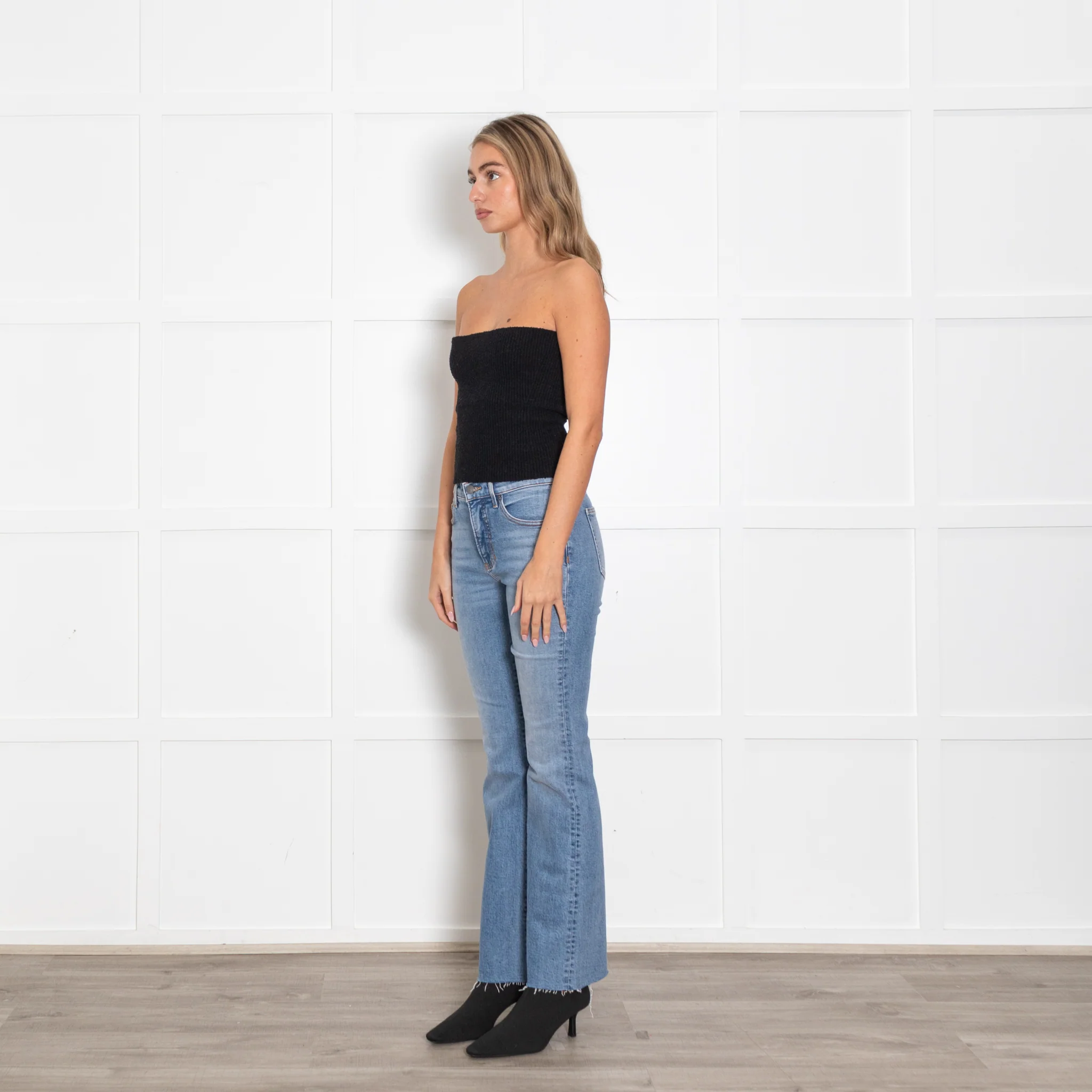 Veronica Beard Pale Wash Cameron Mid Rise Jeans - Image 3