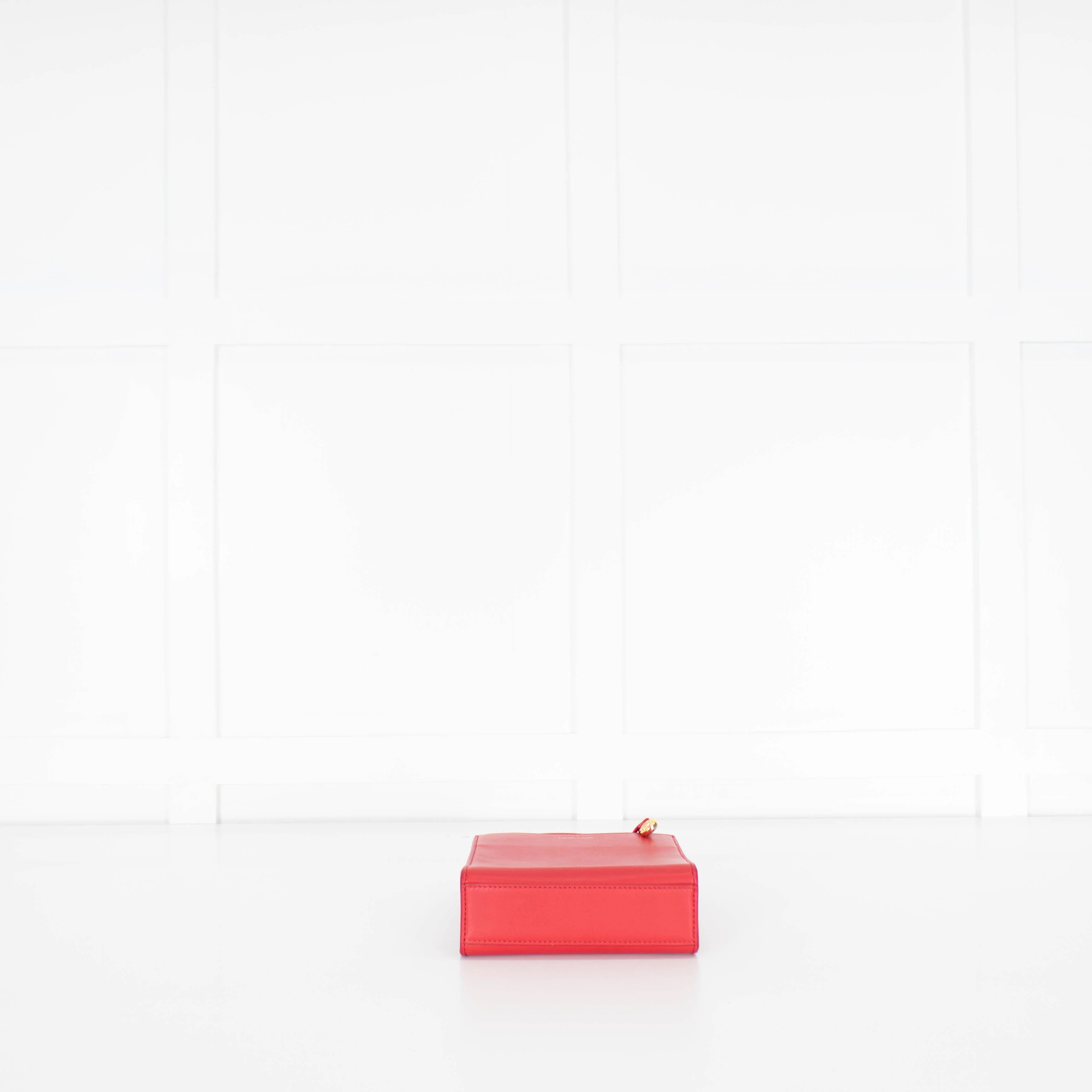 Veronica Beard Red Long Handle Small Shopper - Image 7