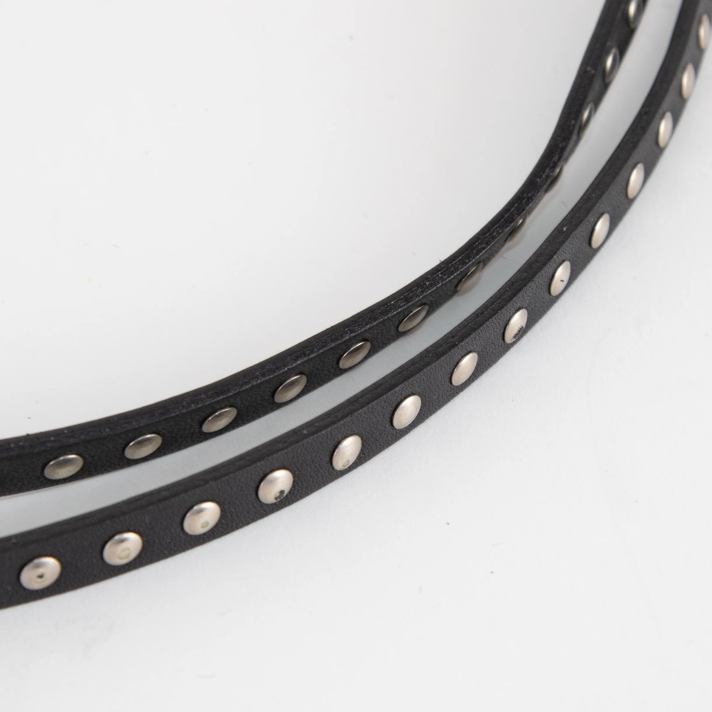 Versace Black And Silver Stud Belt - Image 4