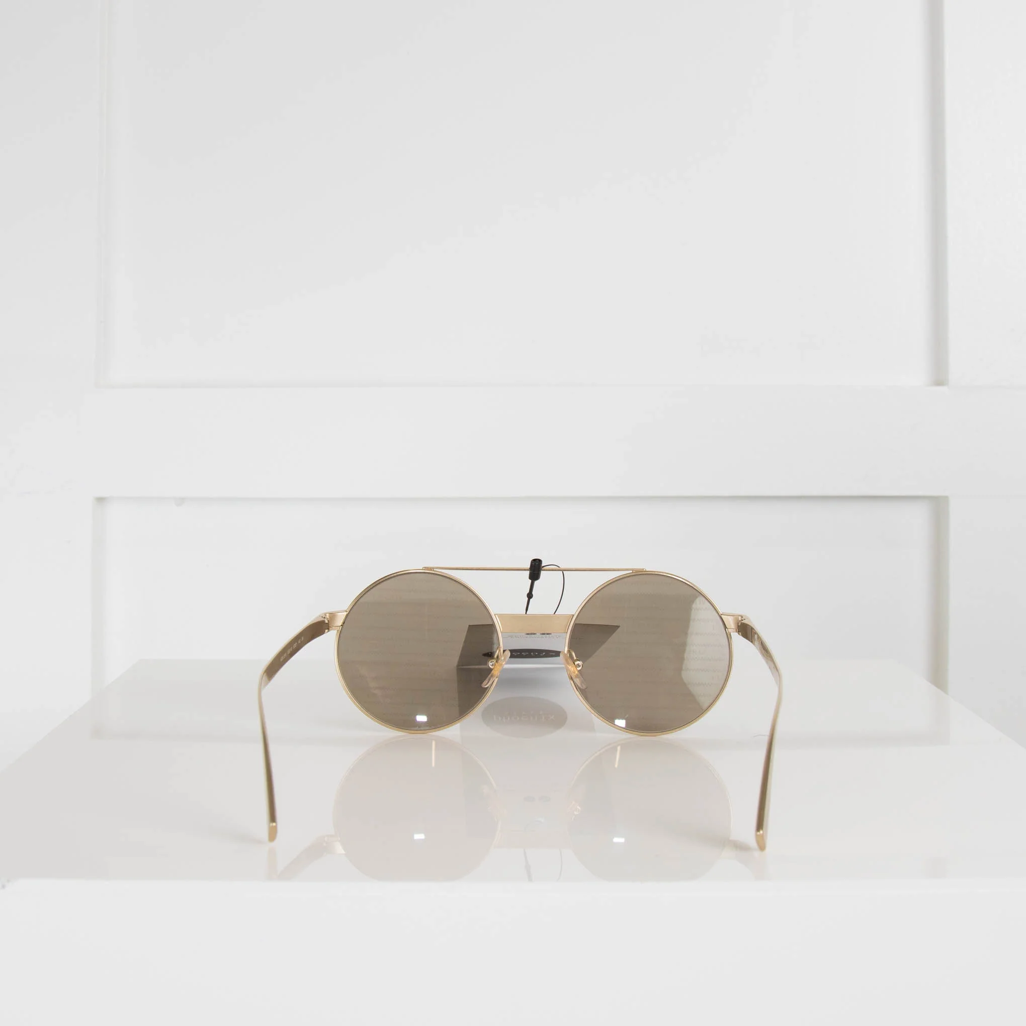 Versace Gold Logo Frame Sunglasses - Image 3