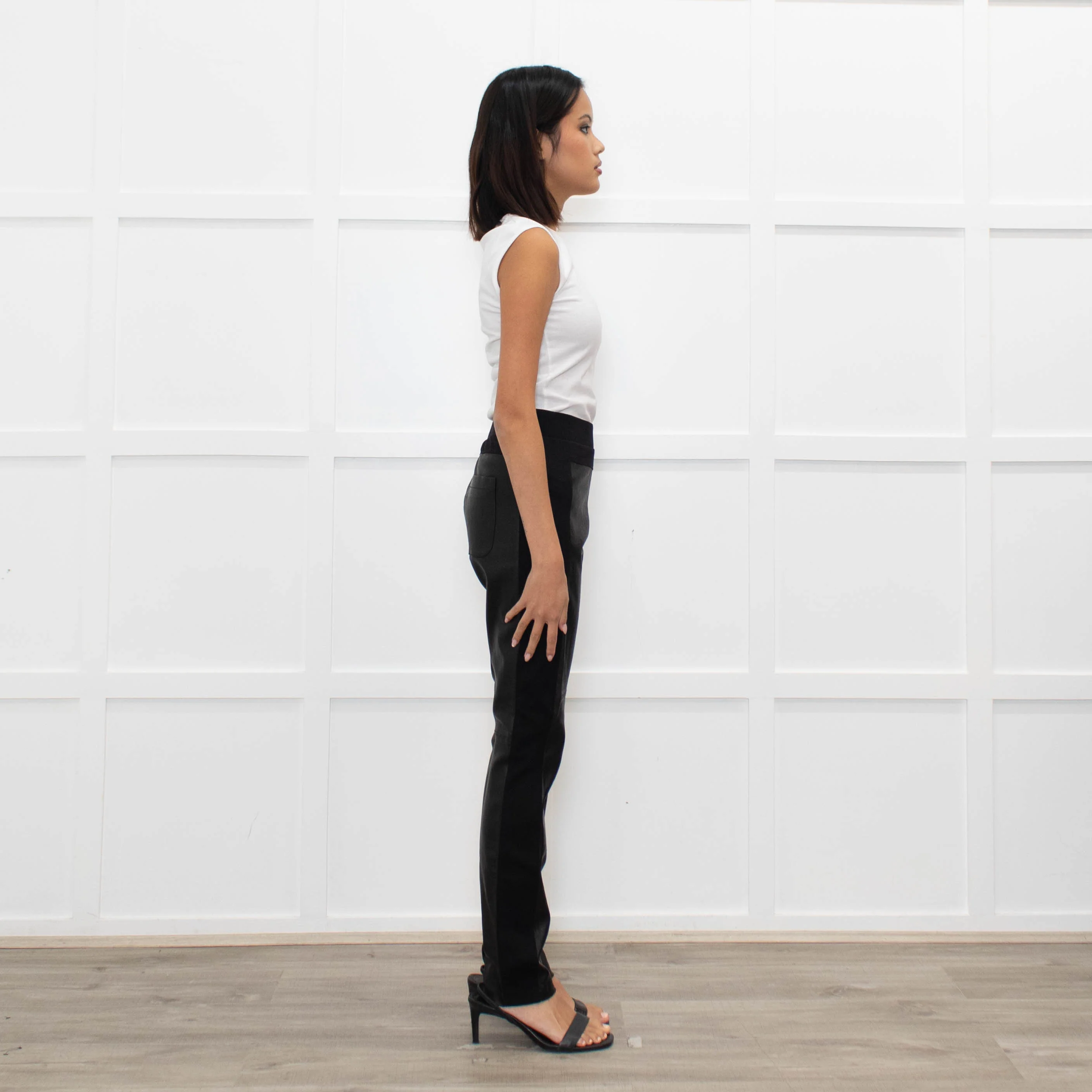 Vince at Bergdorf Goodman Leather Leggings - Image 6