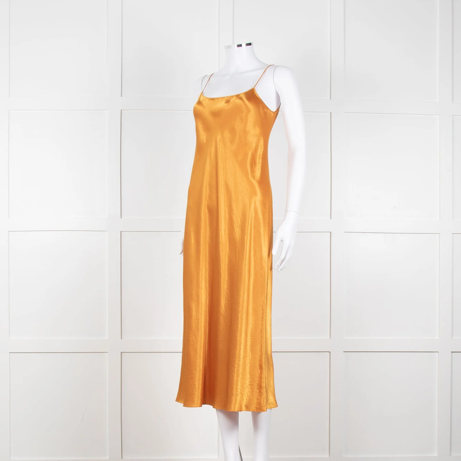Vince Orange Slip Dress - Image 2