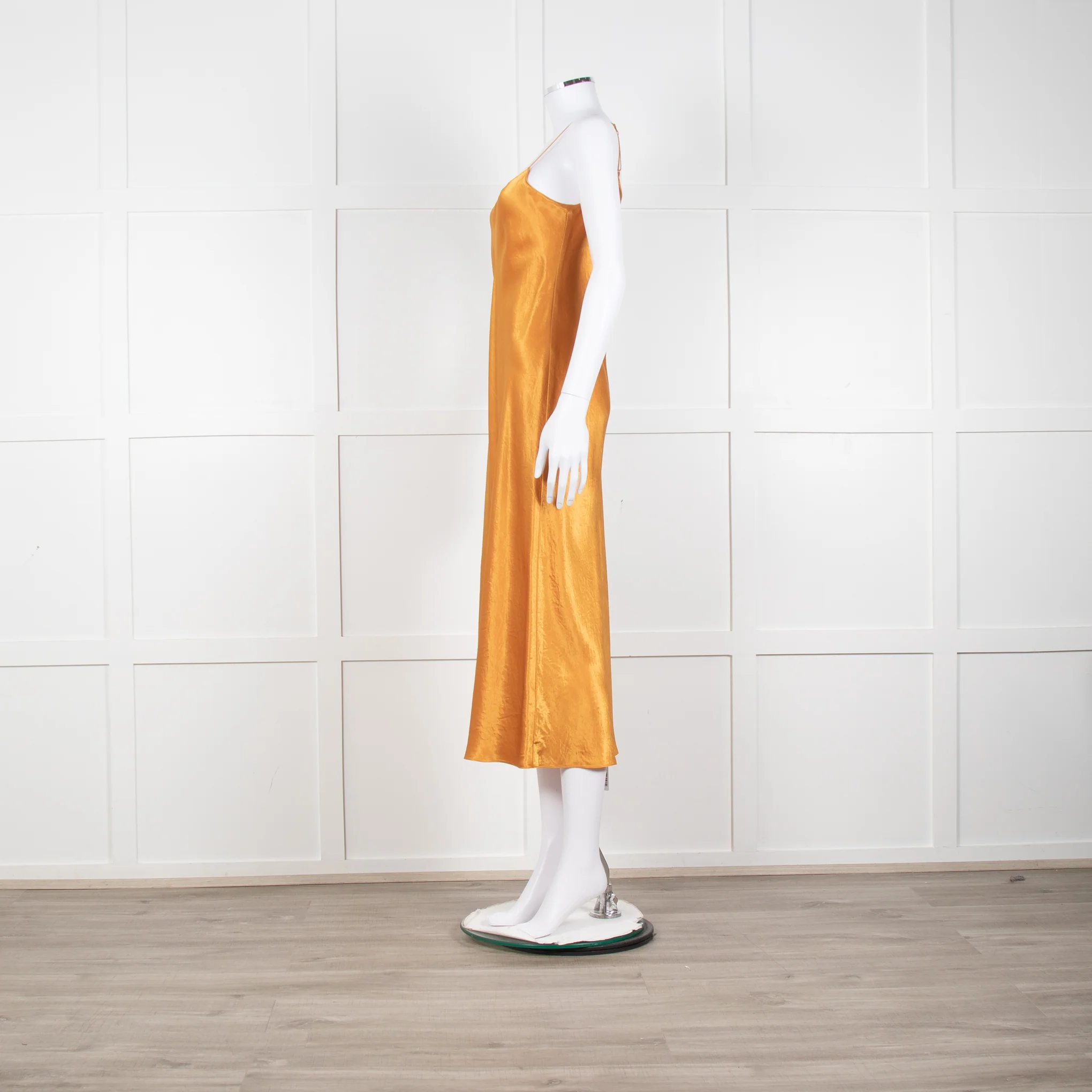Vince Orange Slip Dress - Image 3