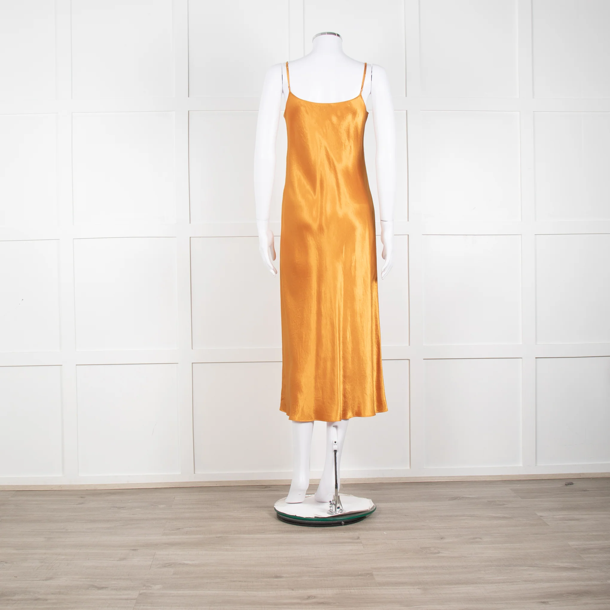 Vince Orange Slip Dress - Image 5