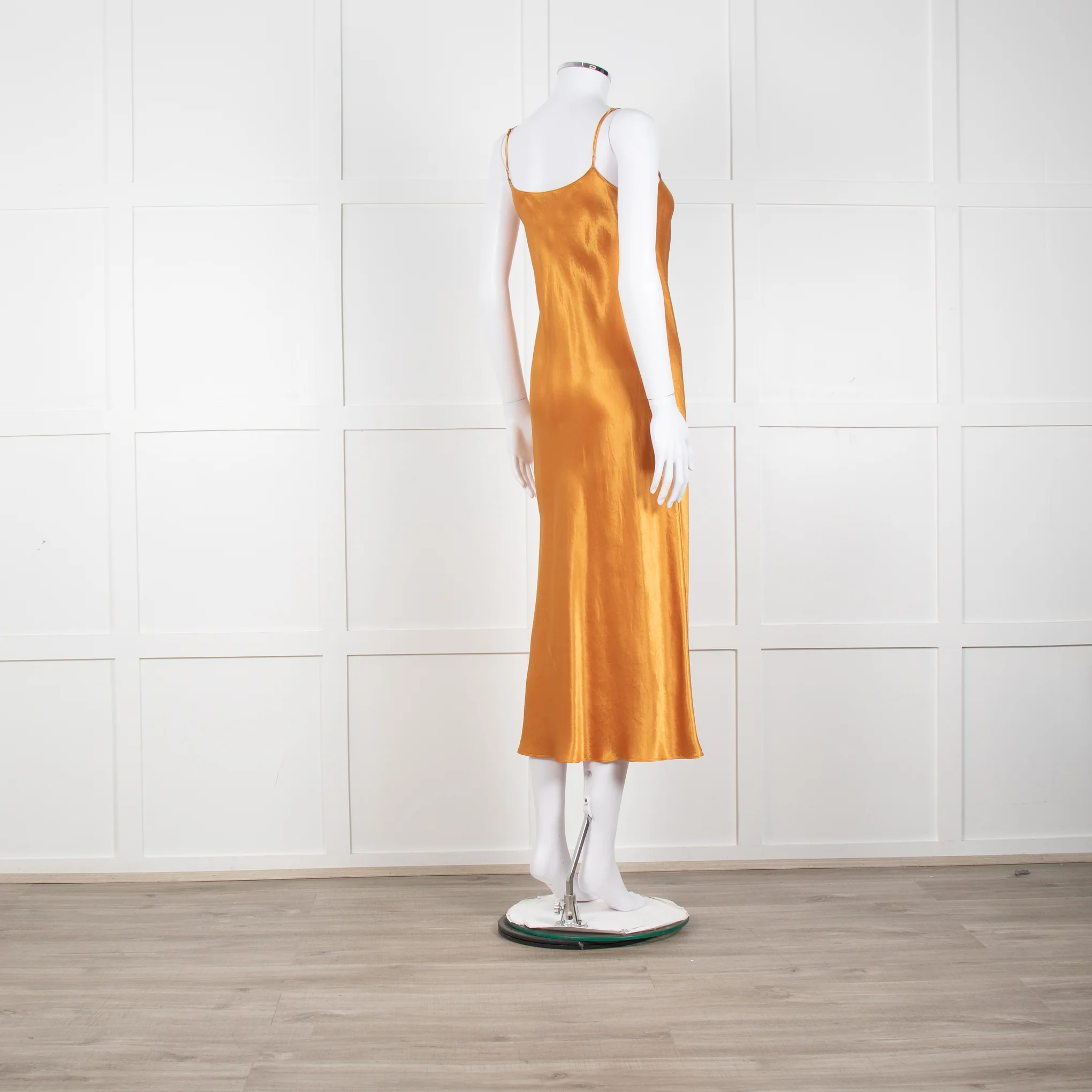 Vince Orange Slip Dress - Image 6