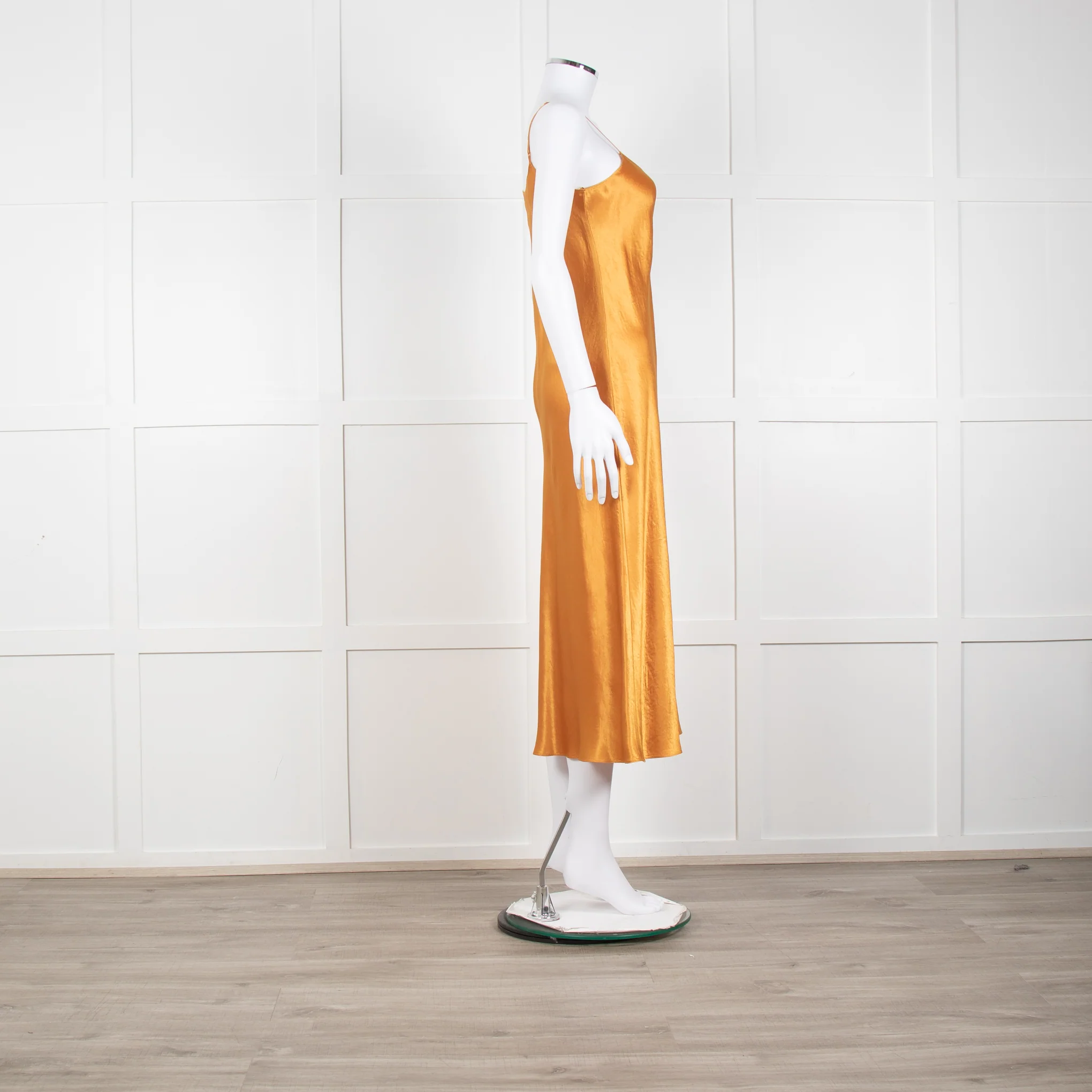 Vince Orange Slip Dress - Image 7