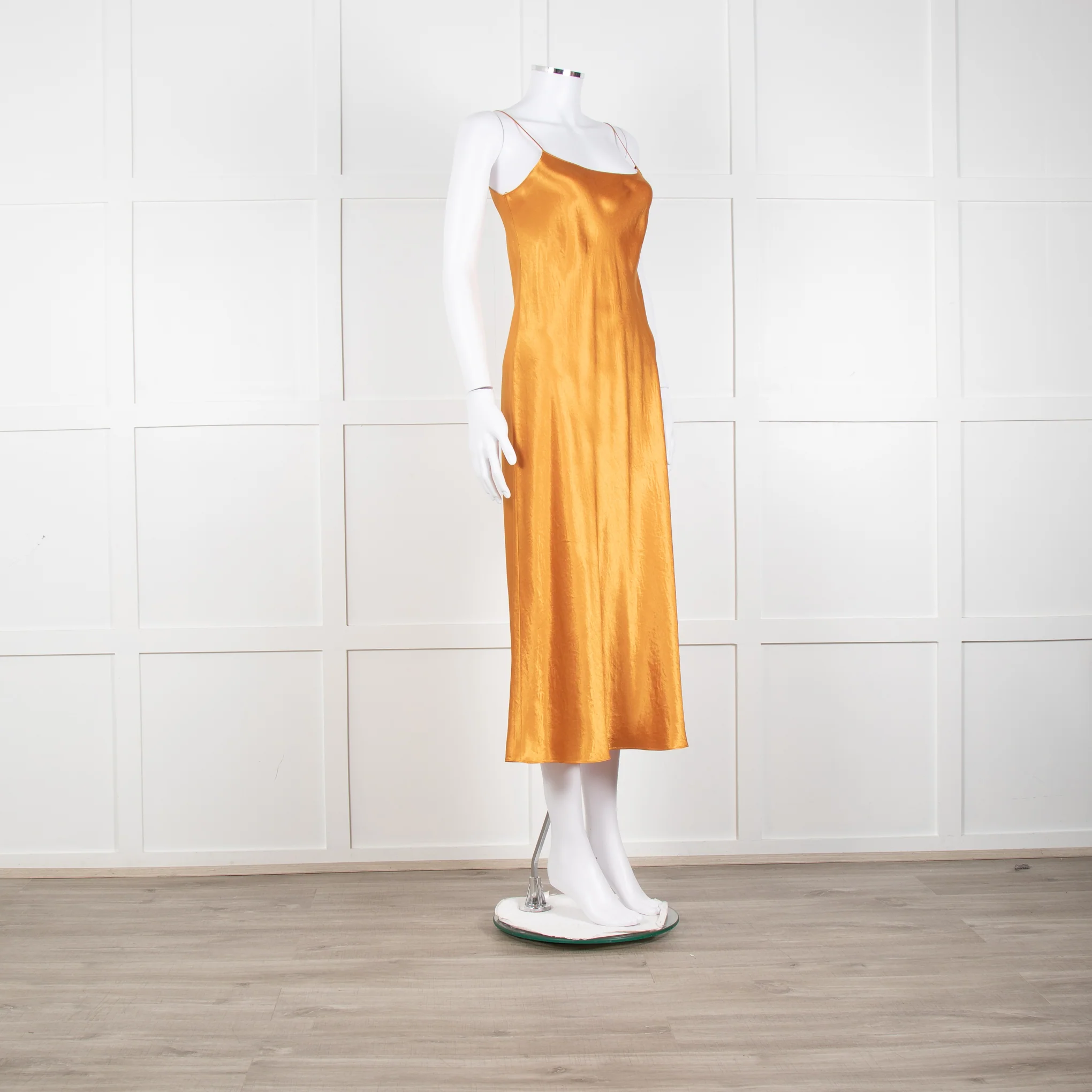Vince Orange Slip Dress - Image 8