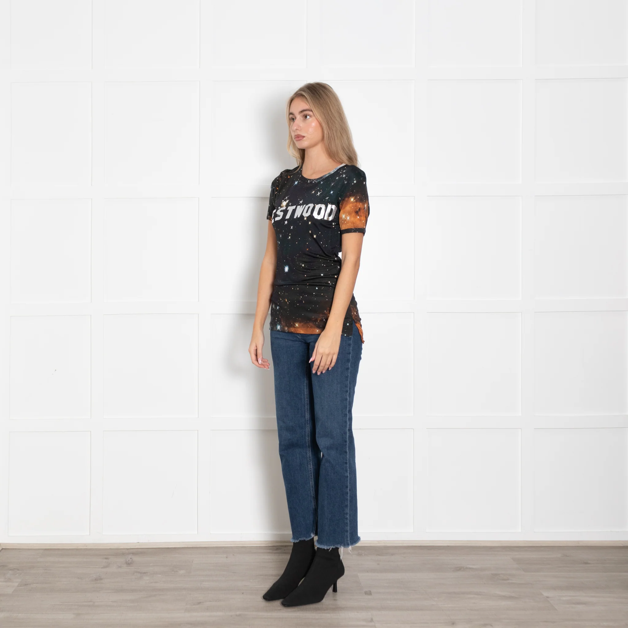 Vivienne Westood Galaxy Print 'Westwood' Tshirt - Image 3