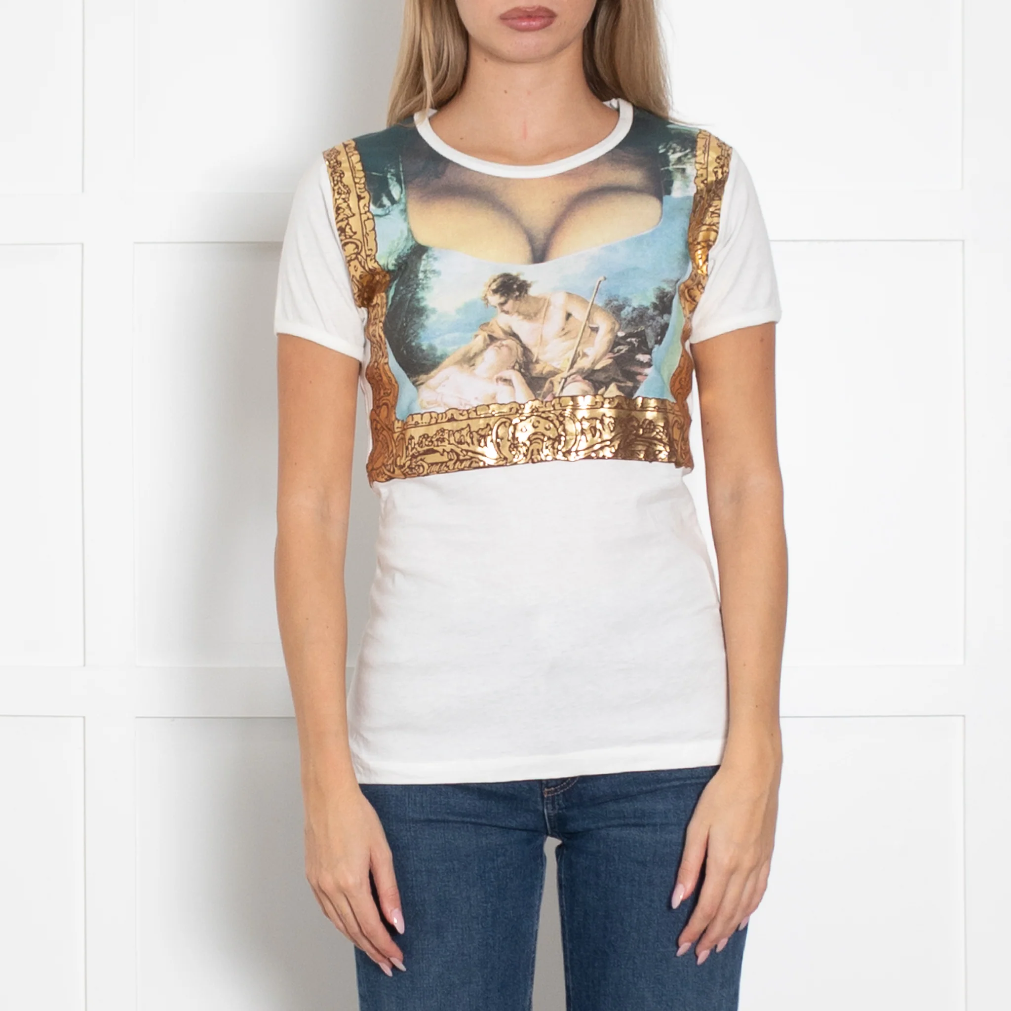 Vivienne Westwood White Graphic Tshirt - Image 2