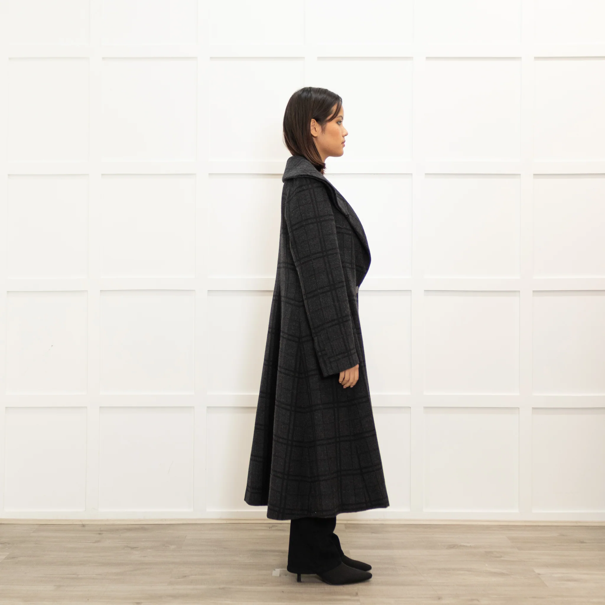 Vivienne Westwood Black Check Coat - Image 4