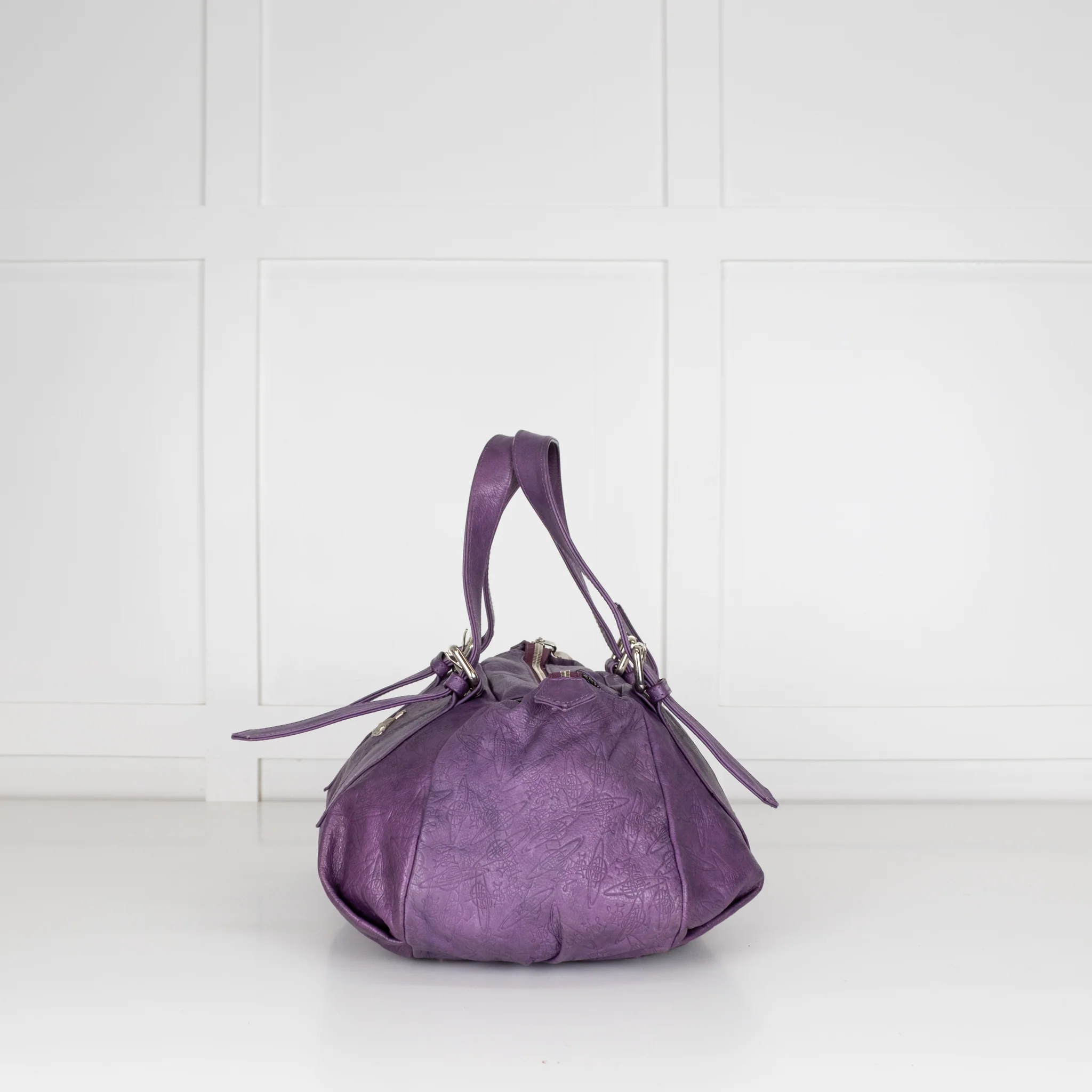 Vivienne Westwood Purple Boston Bag - Image 5