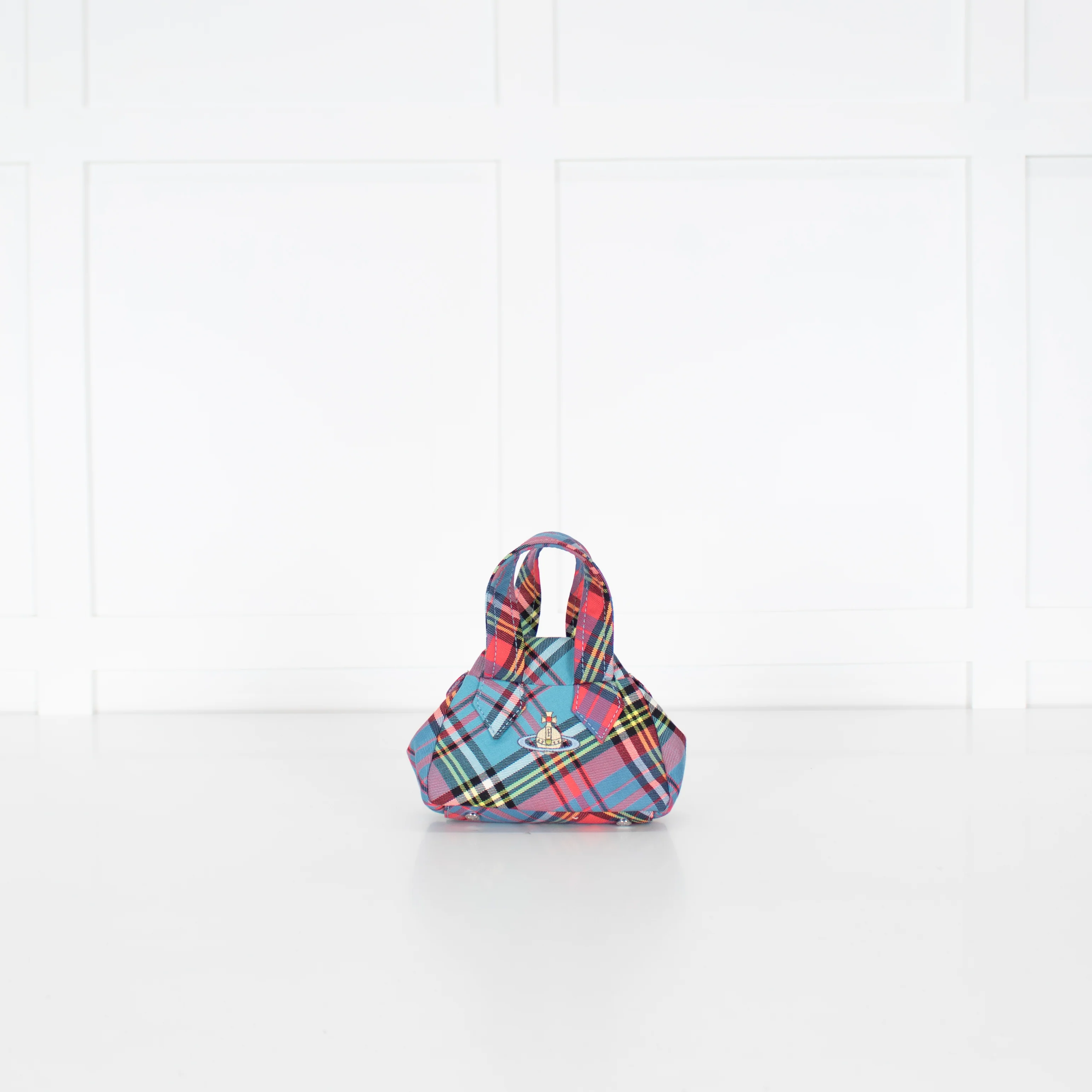Vivienne Westwood Yasmine Mini Woven Check Bag
